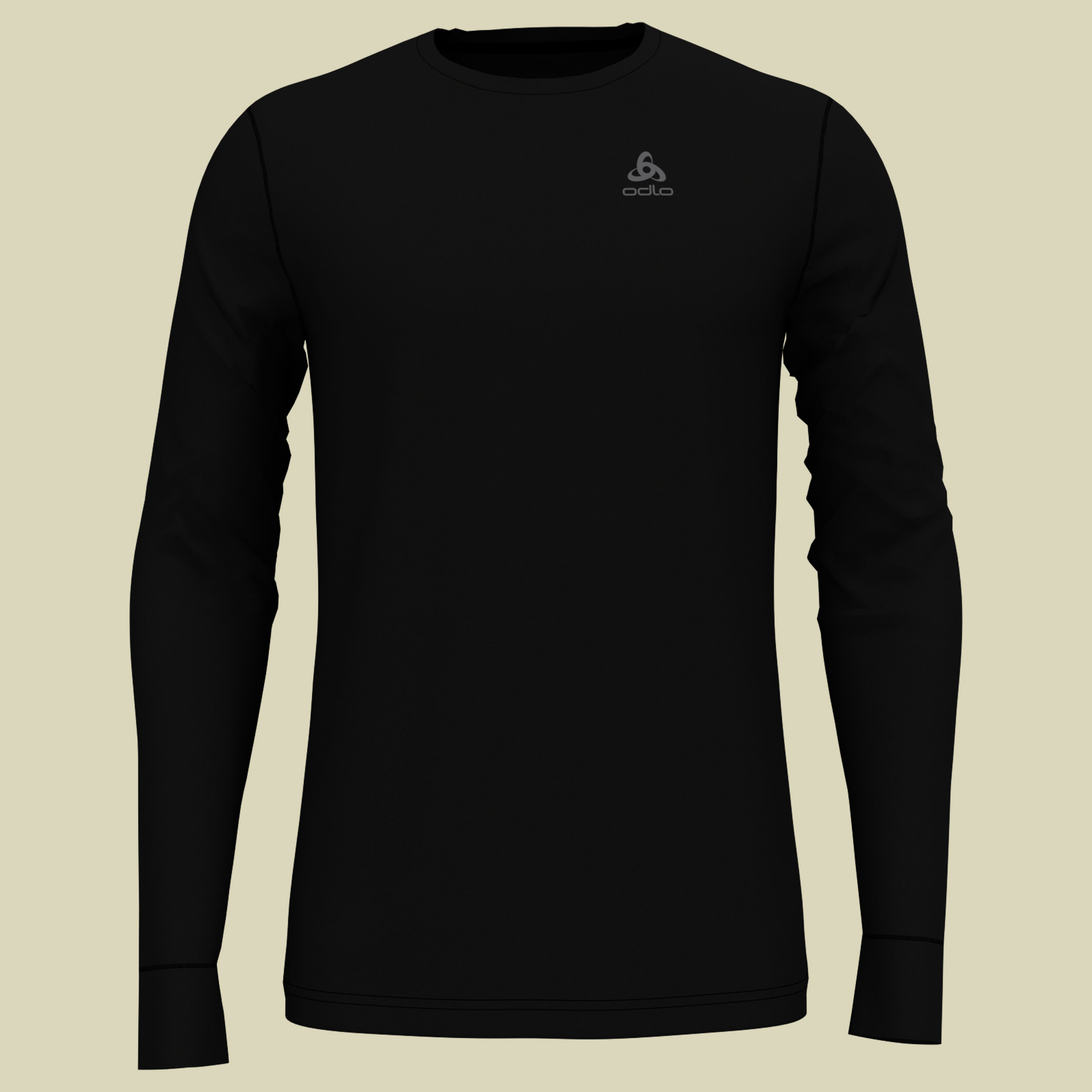 SUW Top Crew neck l/s Natural Warm Men  Größe S Farbe black-black