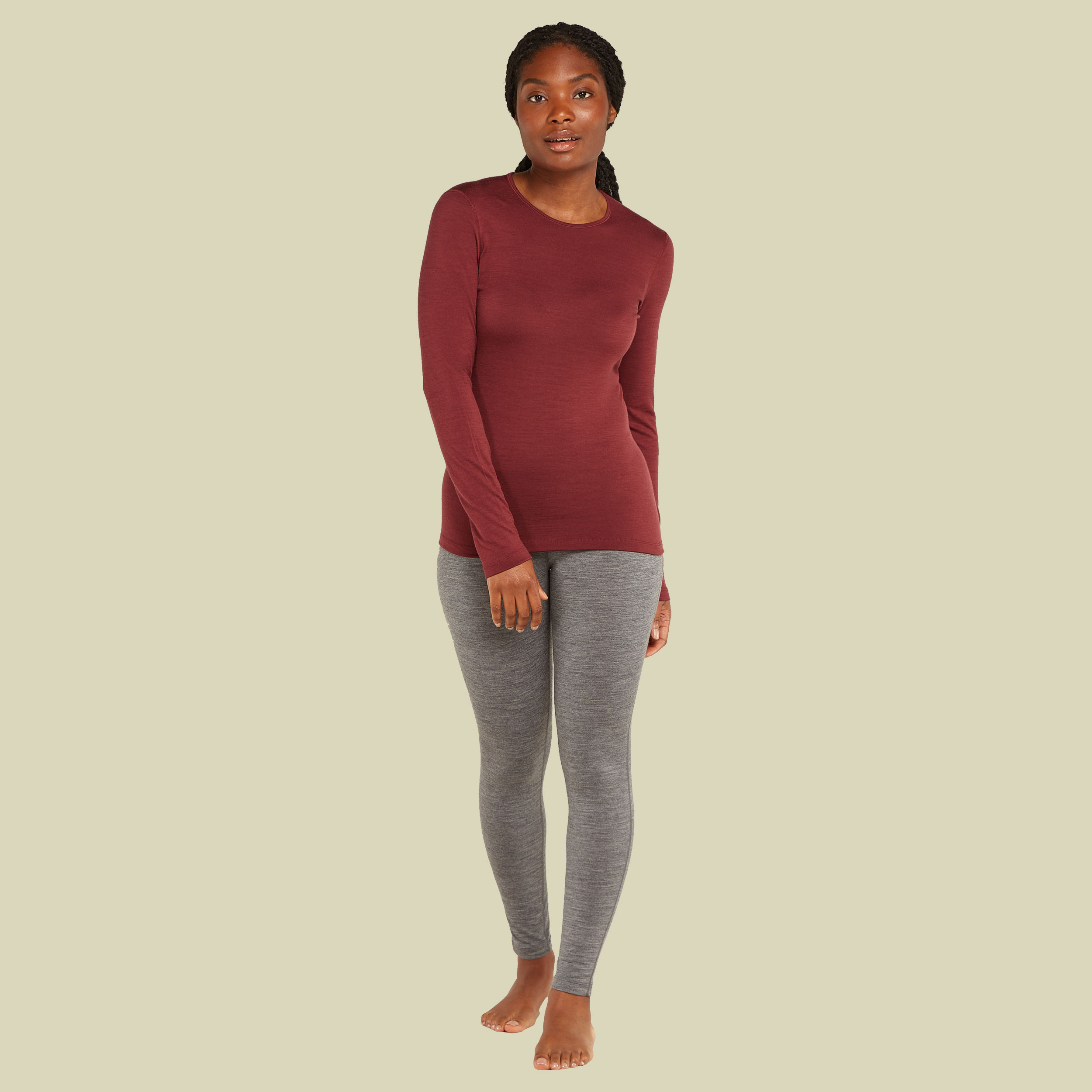 Oasis LS Crewe 200 Women braun M - port