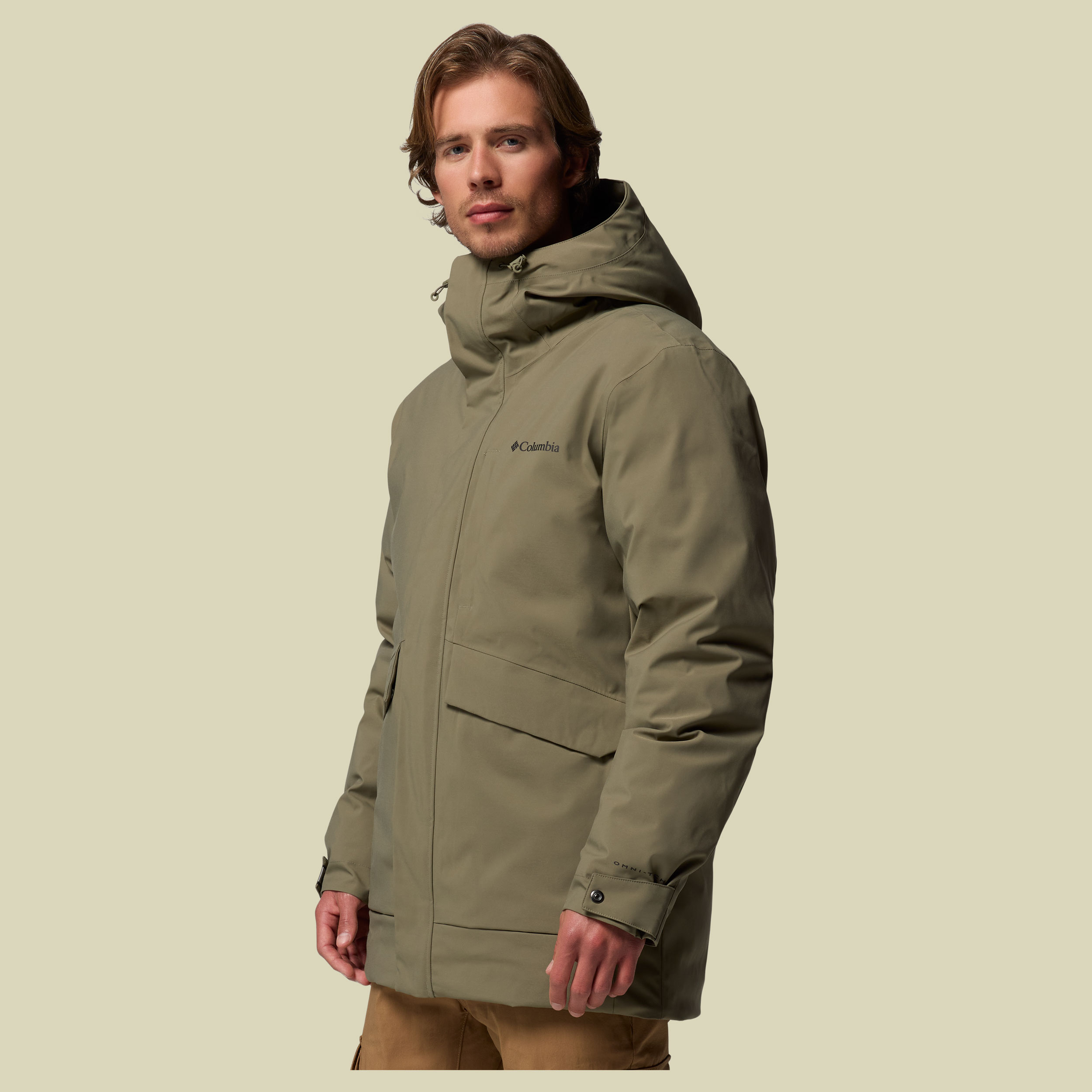 Street Heights Parka Men XXL grün- Farbe stone green
