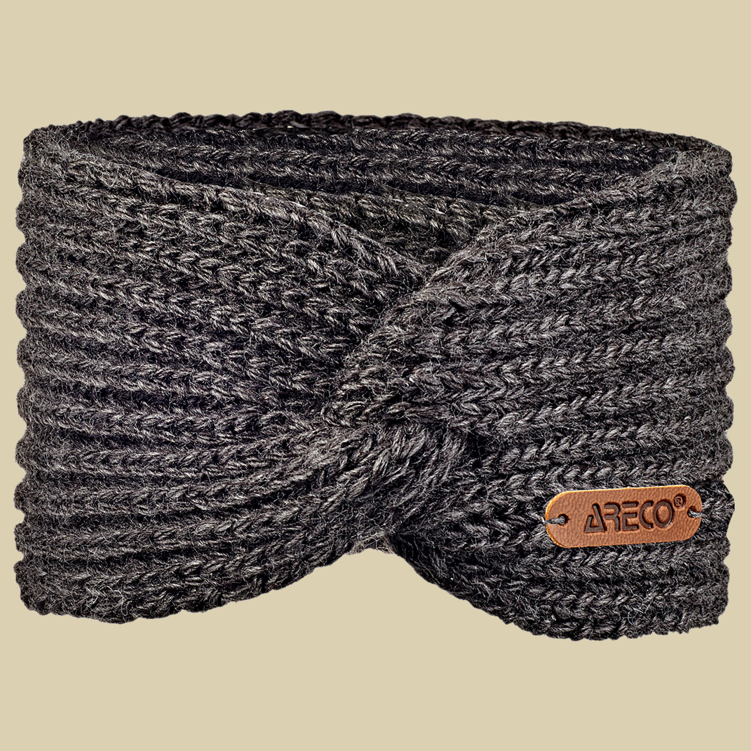 Stirnband gedreht Größe: one size Farbe: anthrazit