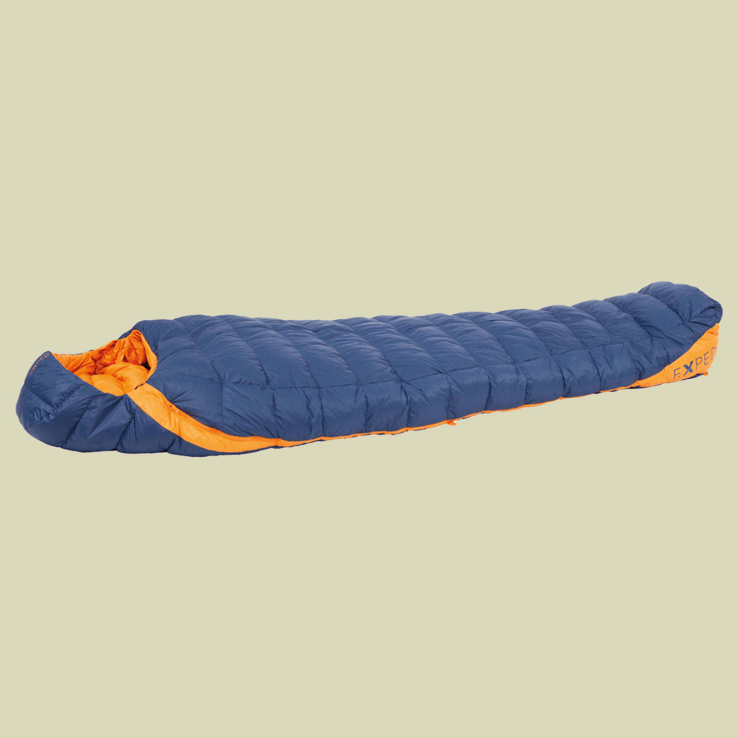 Comfort -5° bis Körpergröße 180 cm (M) Farbe navy, Reißverschluss links