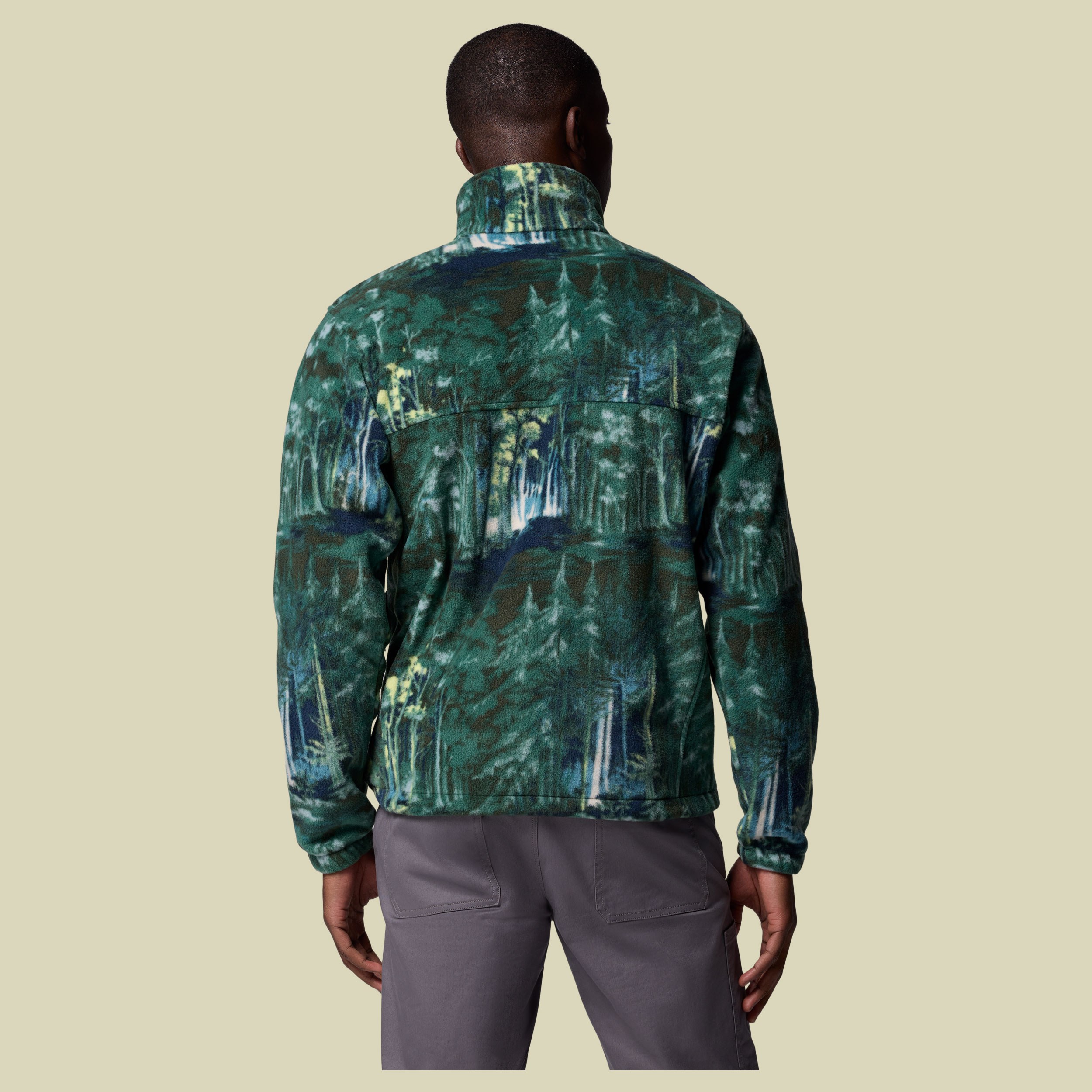 Steens Mountain Printed Jacket Men grün 2 XL - Farbe rain forest deschutestrees