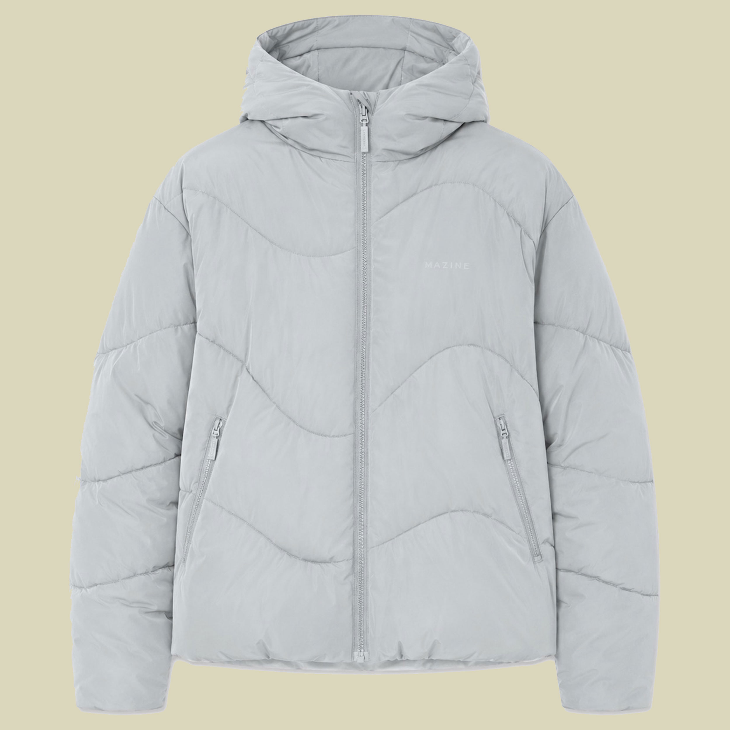 Waves Quilt Short Puffer Jacket Women XS grün - ice green