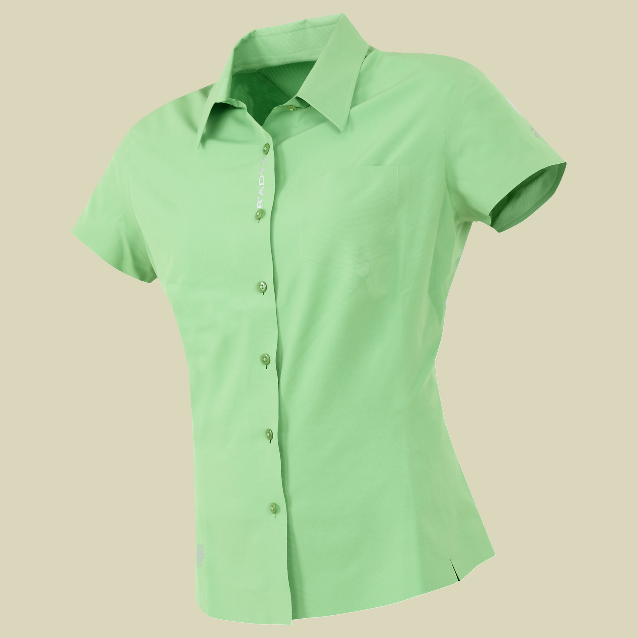 R 14 Funktions-Kurzarm-Bluse Größe L Farbe green