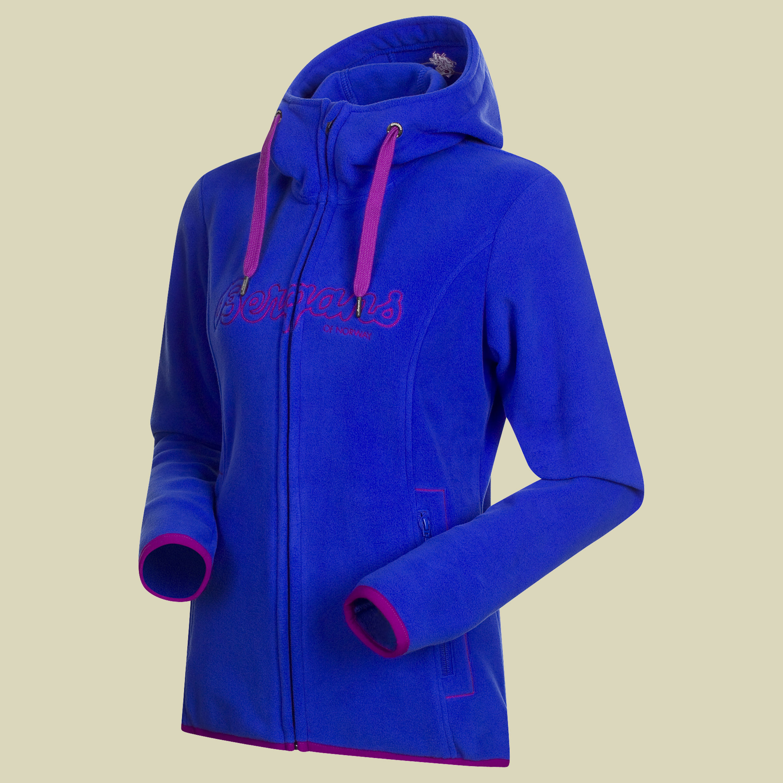 Bryggen Lady Jacket Größe XS Farbe cobalt blue/dark tulip pink