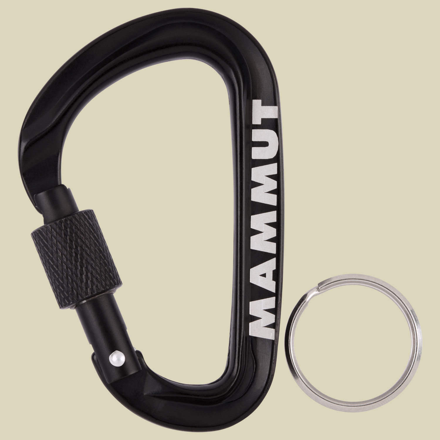 Mammut Mini Carabiner Workhorse Screwgate L Größe one size Farbe black
