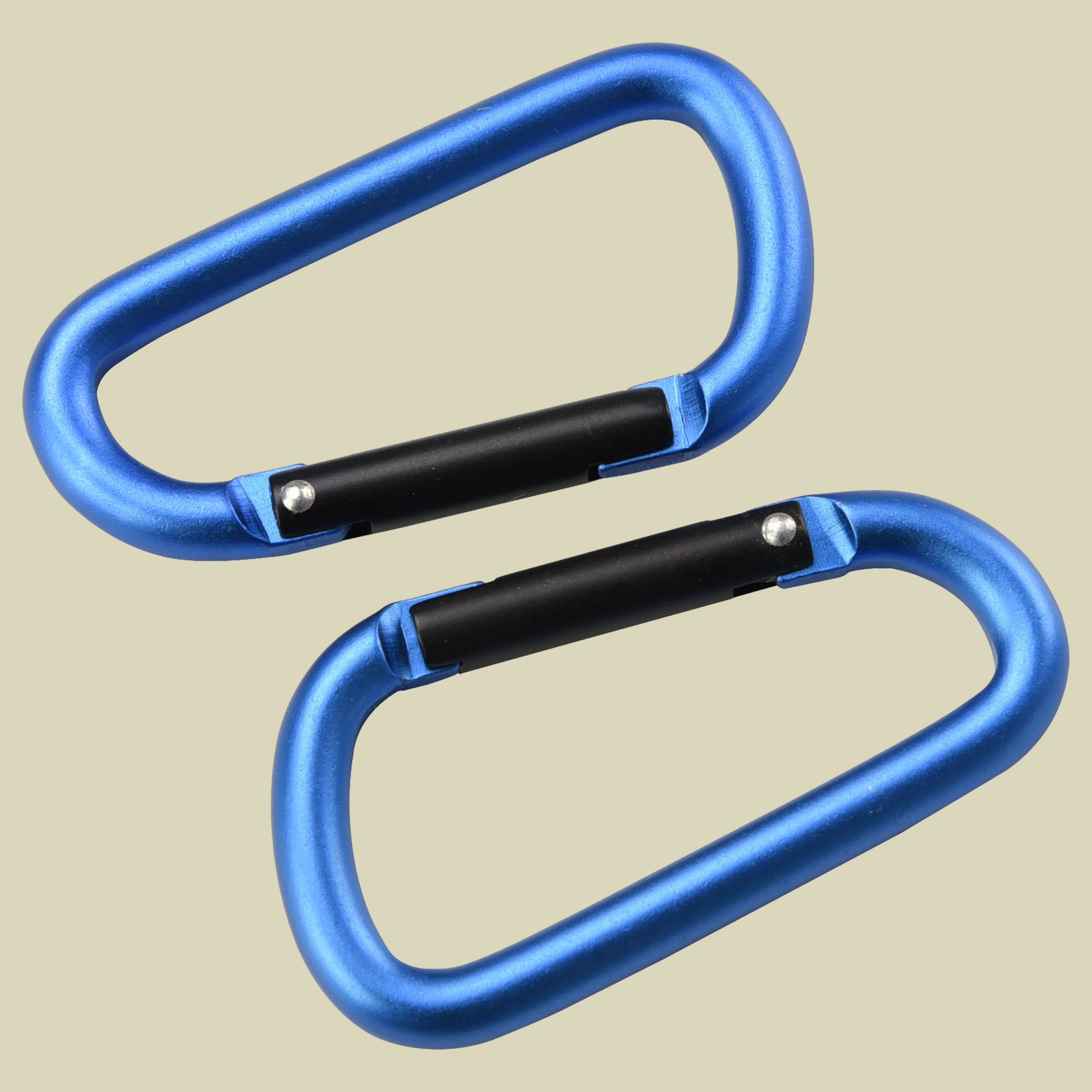 Karabiner D-Form (2 Stück)