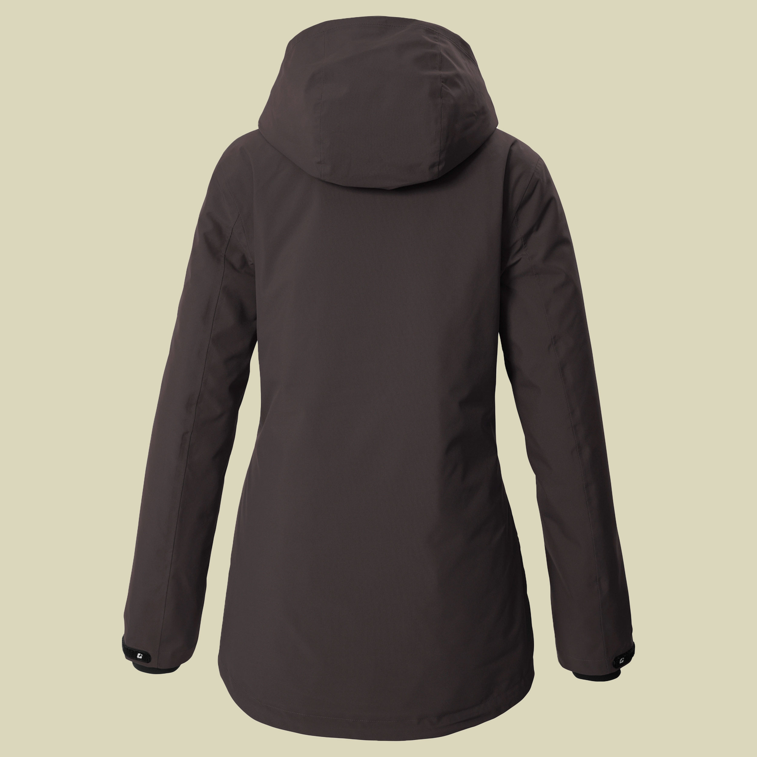3 in 1 Funktionsjacke mit Kapuze und einzippbarer Steppjacke Women 46 ebenholz