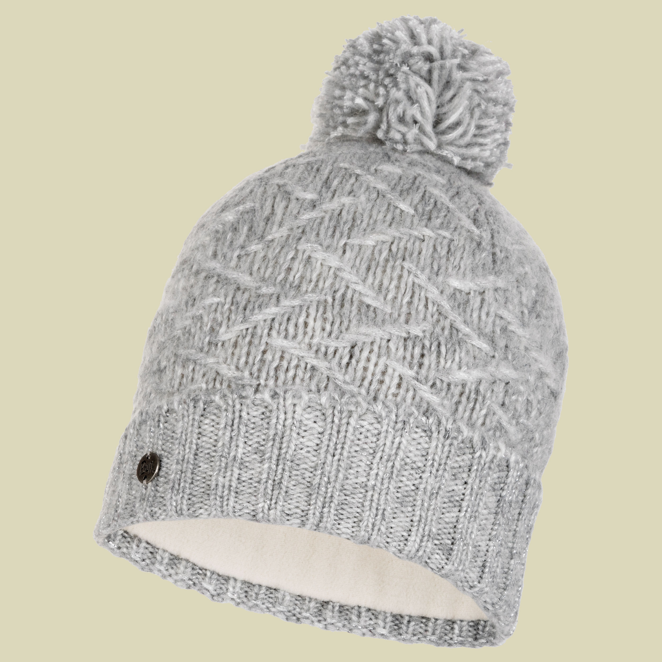 Knitted & Polar Fleece Hat EBBA Größe one size Farbe cloud