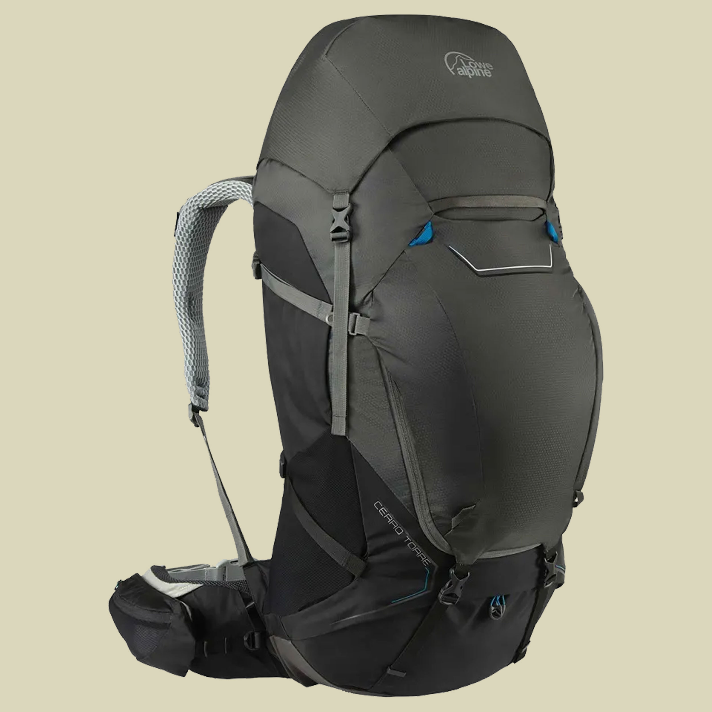 Cerro Torre 100:120 schwarz - black/greyhound