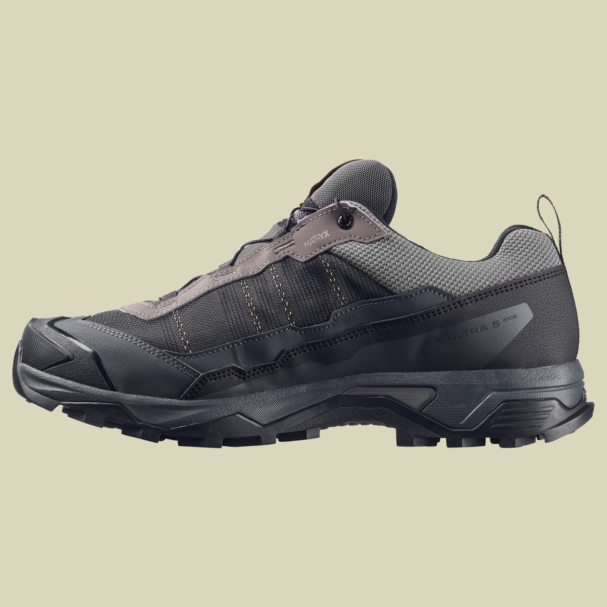X Ultra 5 Wide GTX Men UK 8 grau - dark gull grey/asphalt/willow