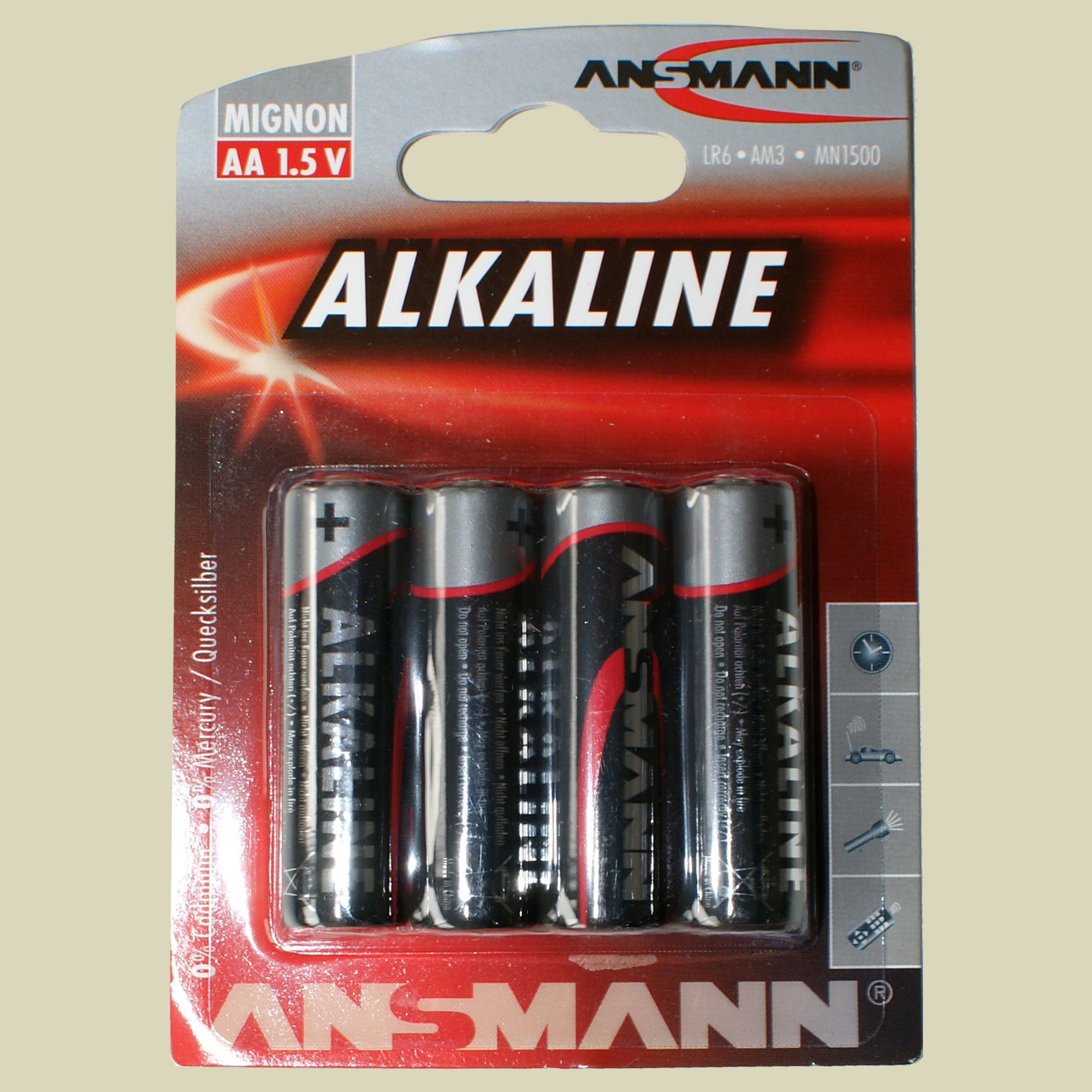 Ansmann Batterie Red Mignon LR6 AA