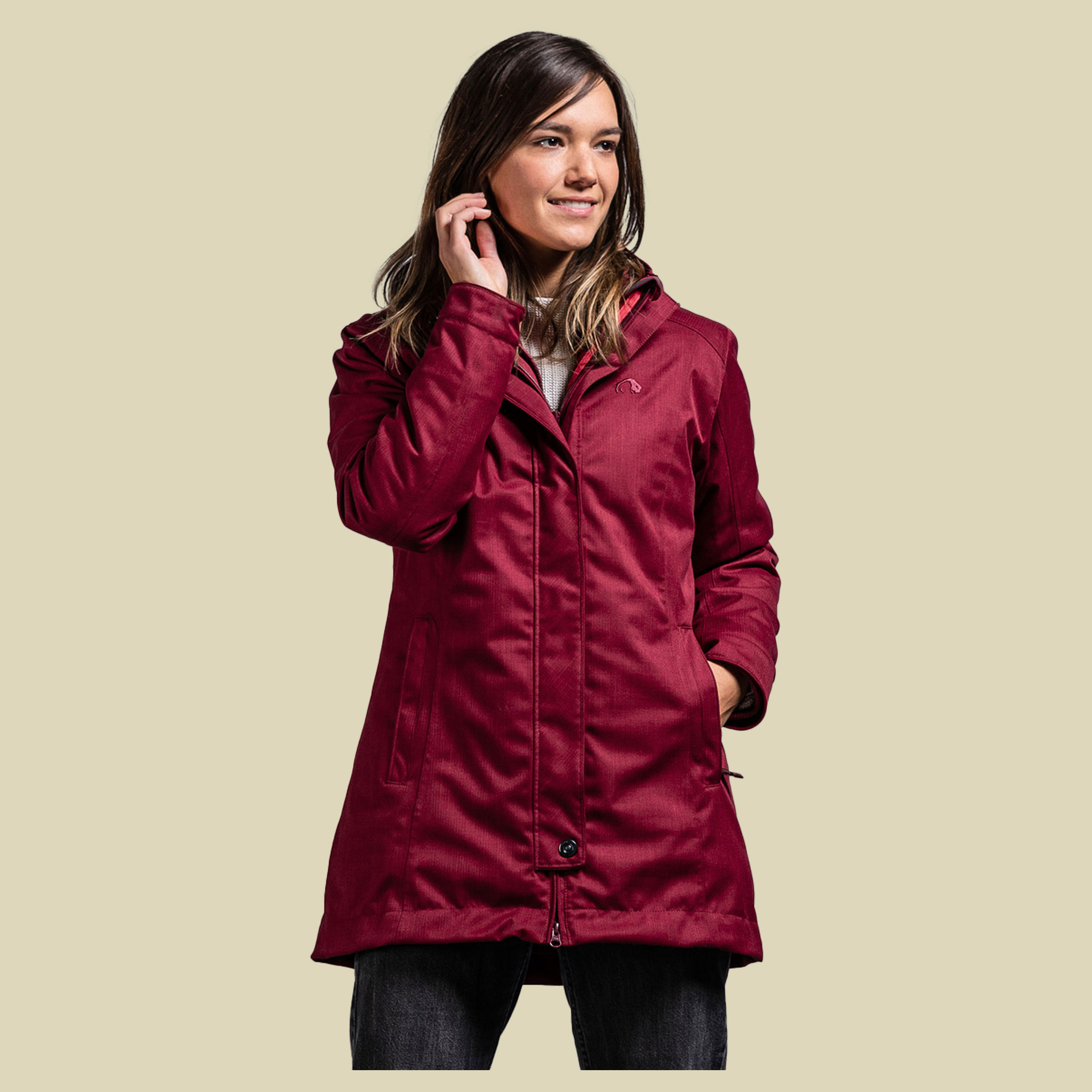 Naika W's 3in1 Coat Größe 42 Farbe cherry red