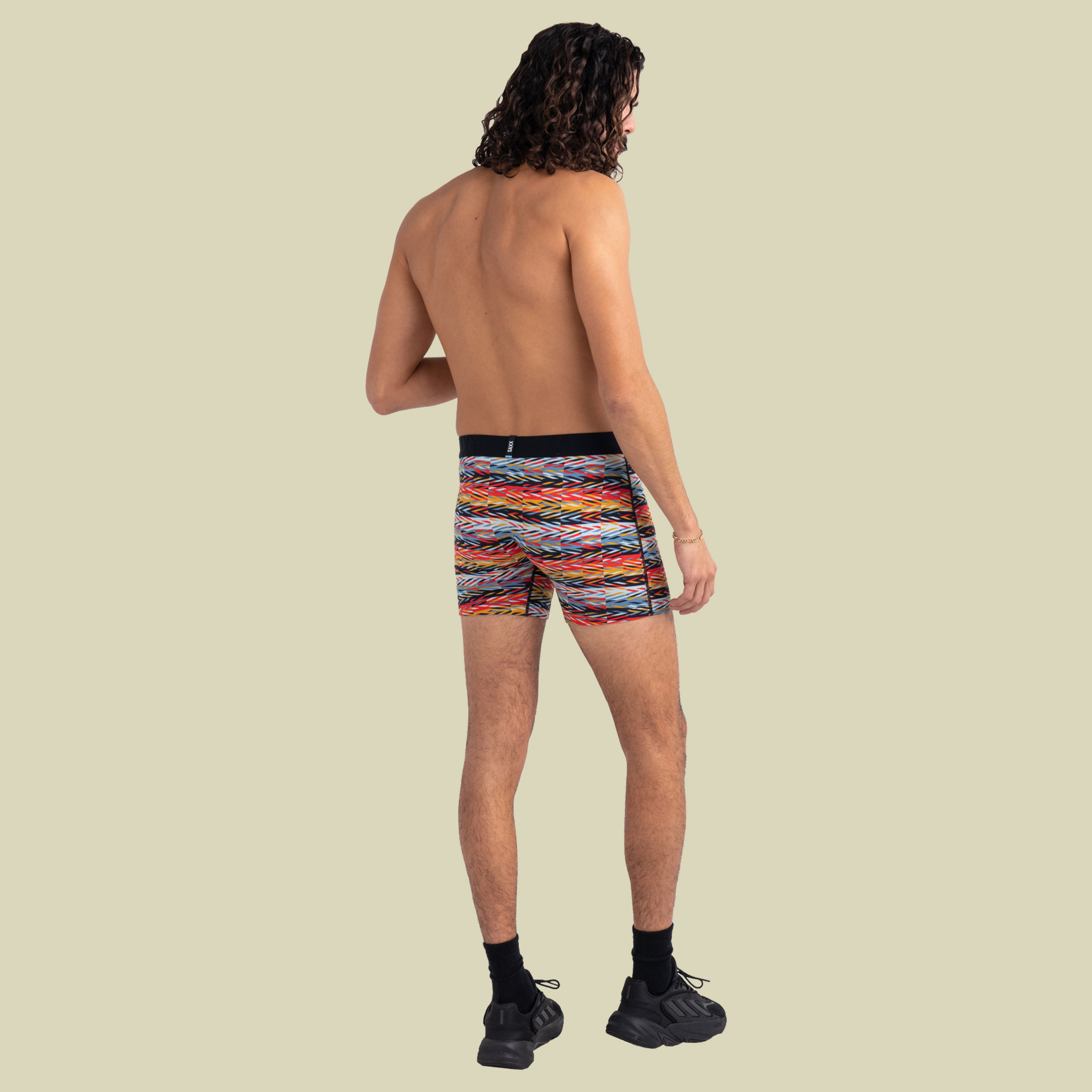 Droptemp Cooling Cotton Boxer Brief Fly 2pk S mehrfarbig - back & forth/black