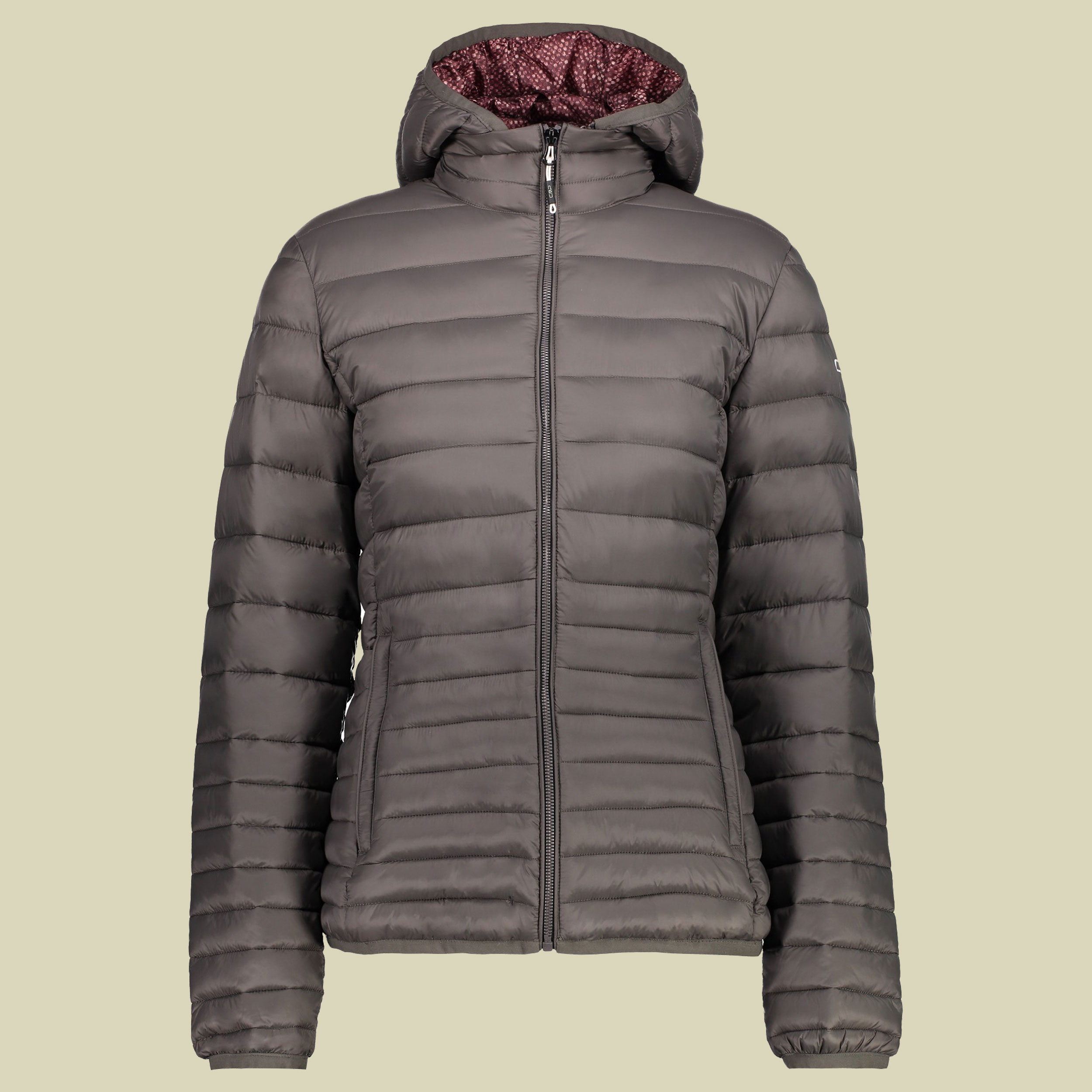Woman Jacket Zip Hood 38Z1736B Größe 34 Farbe arabica Q925