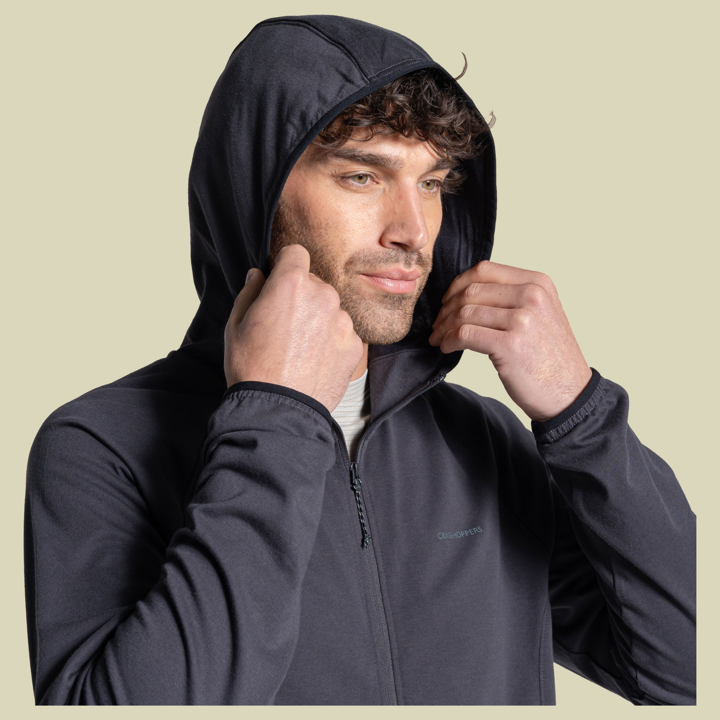 NosiLife Nadim Hooded Jacket Men XL grau - dark iron