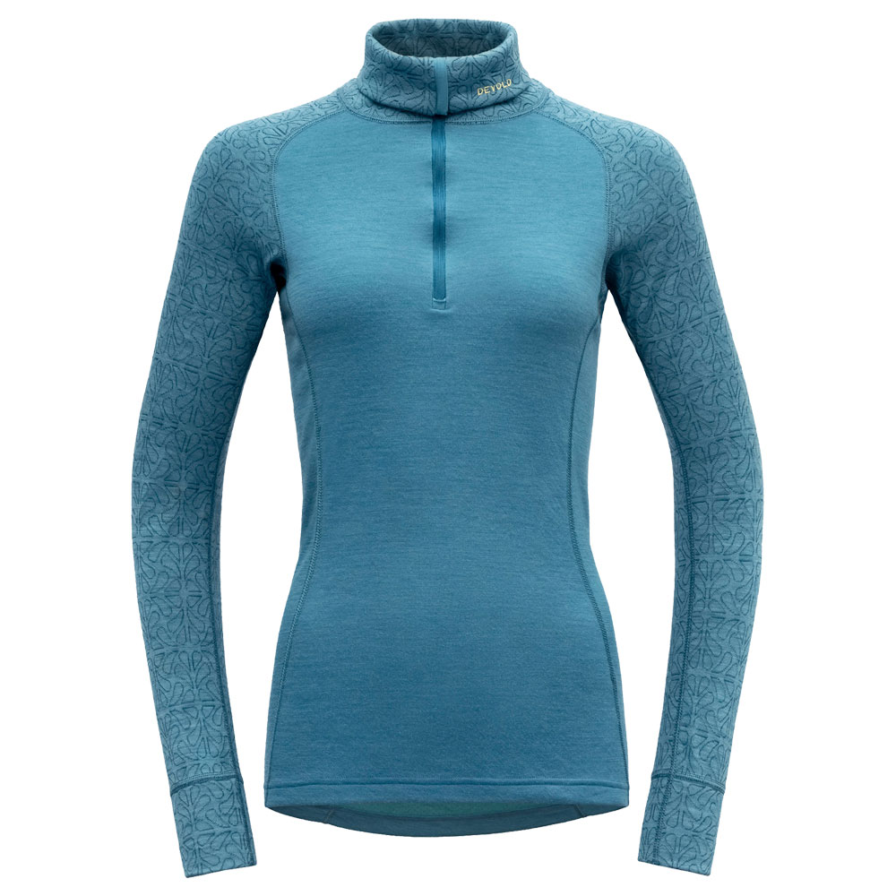 Duo Active Merino 205 Zip Neck Woman Größe S Farbe moon