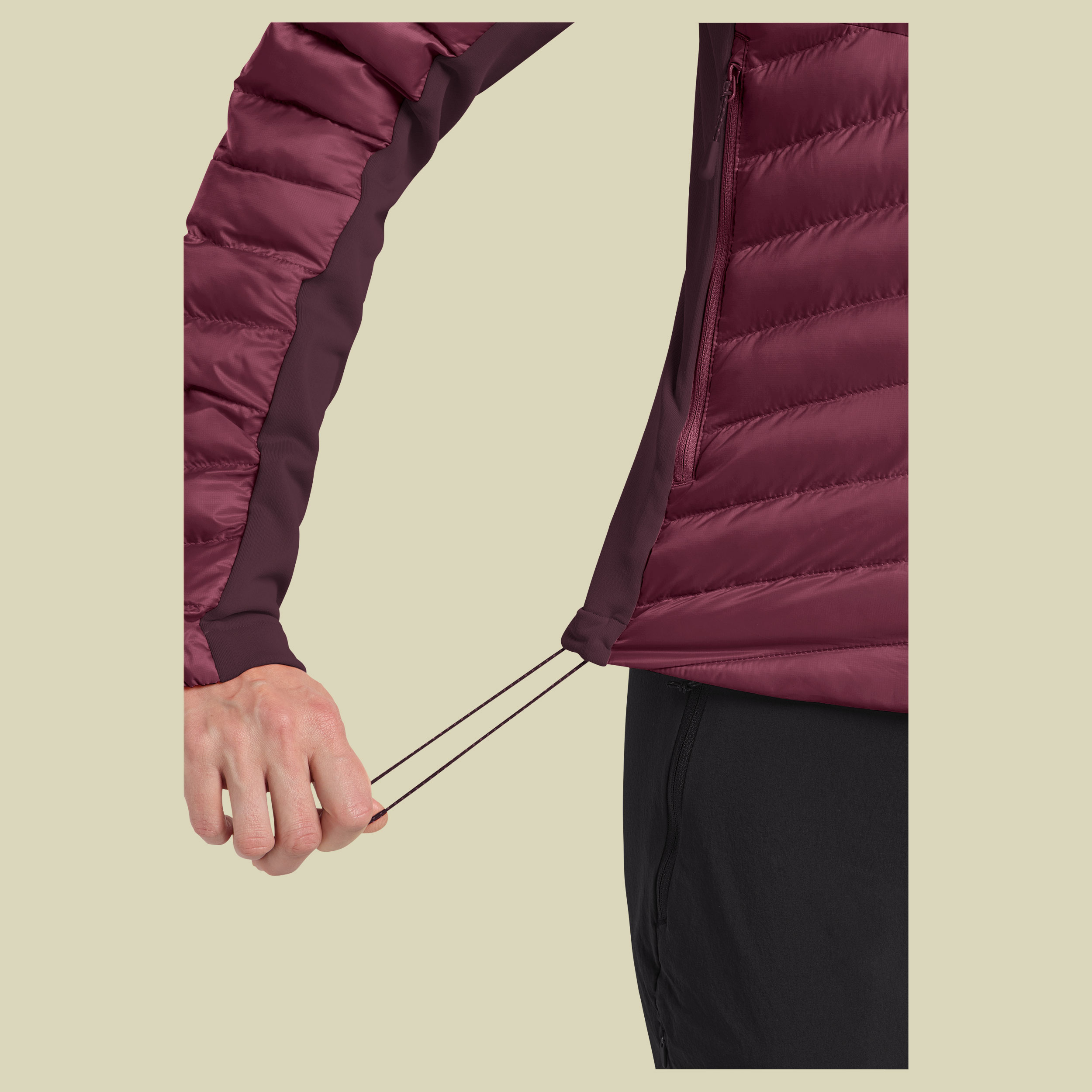 Routeburn Pro Ins Jacket Women pink XXL - raisin