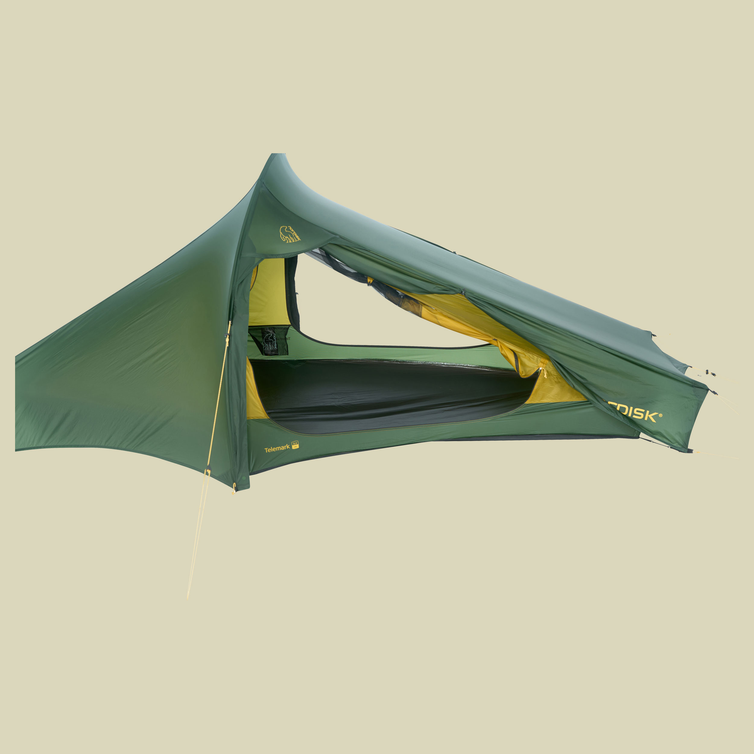 Telemark 2.2 LW (2.0) Tent black forest green