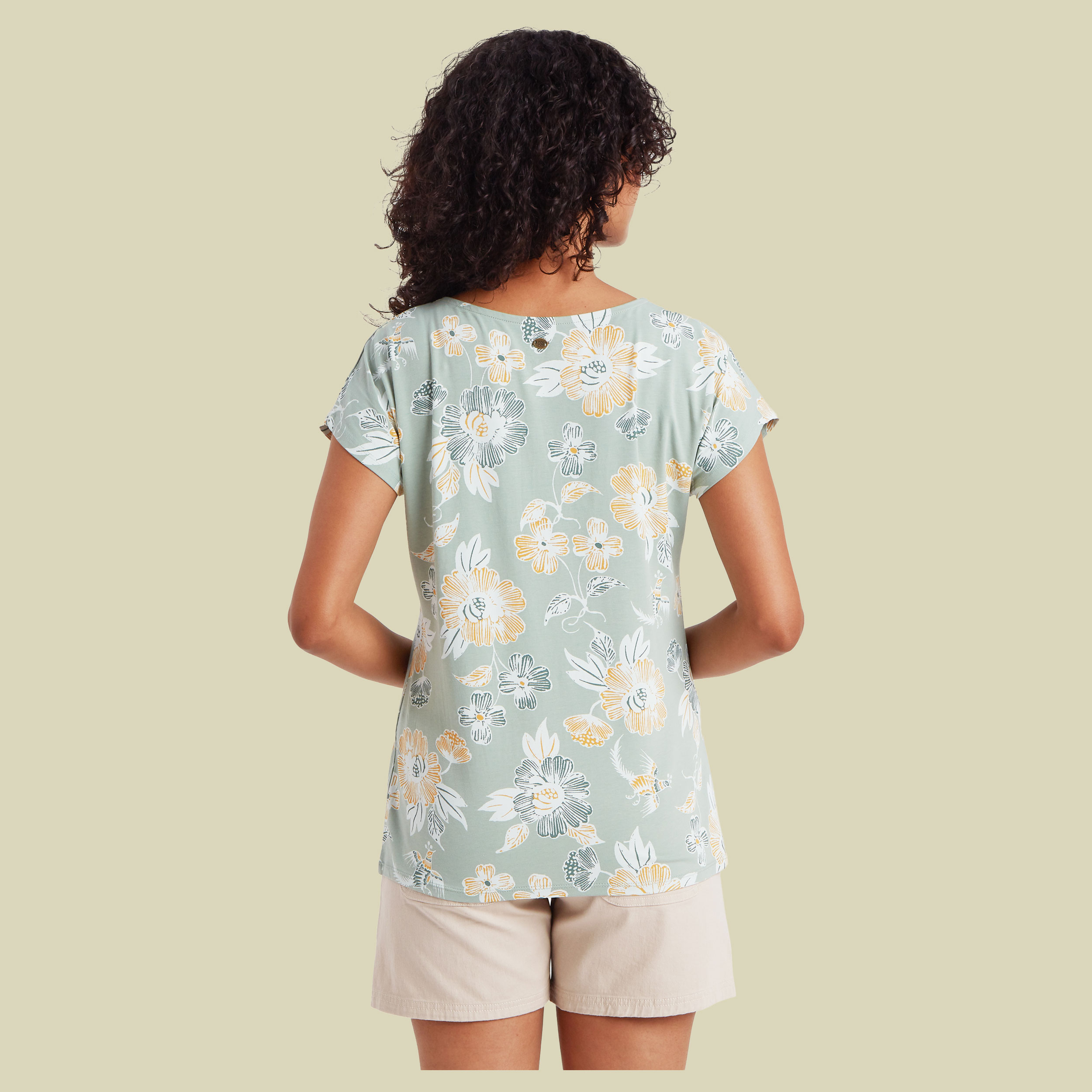 Neha Tee Women grün Blumen XL - Farbe celery floral