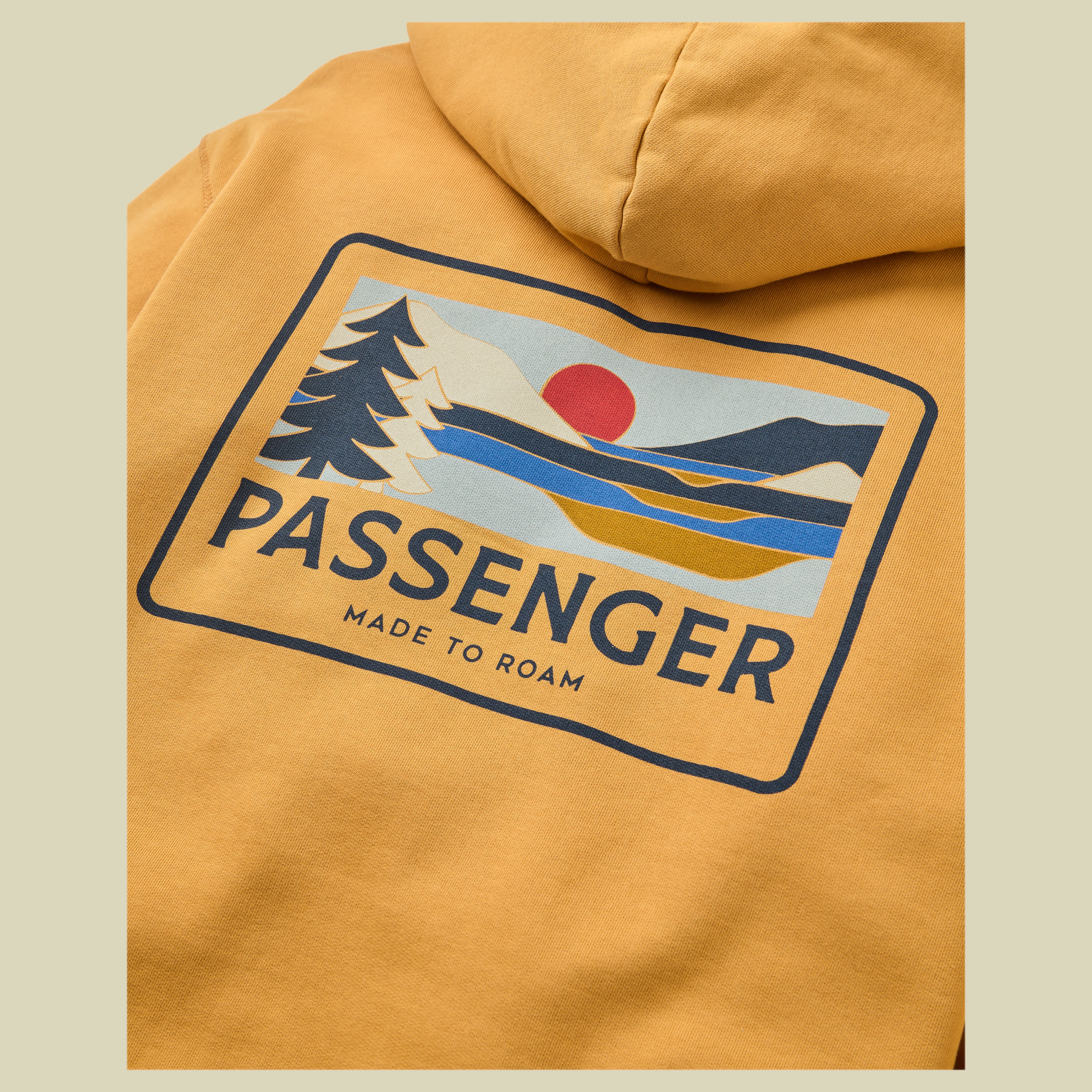 Roamer Recycled Cotton Hoodie Men XL braun - spruce yellow