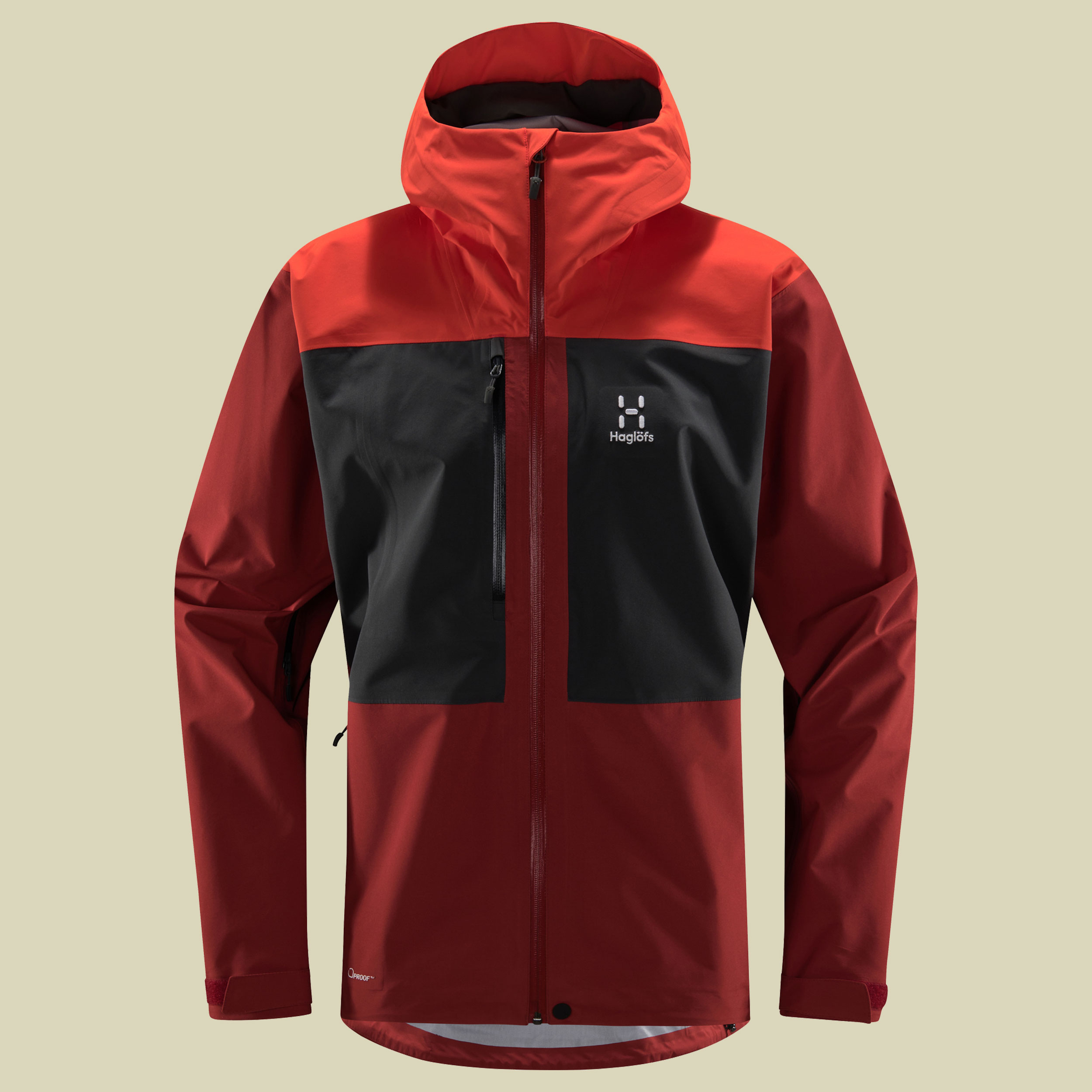 Front Proof Jacket Men Größe XXL Farbe habanero/corrosion
