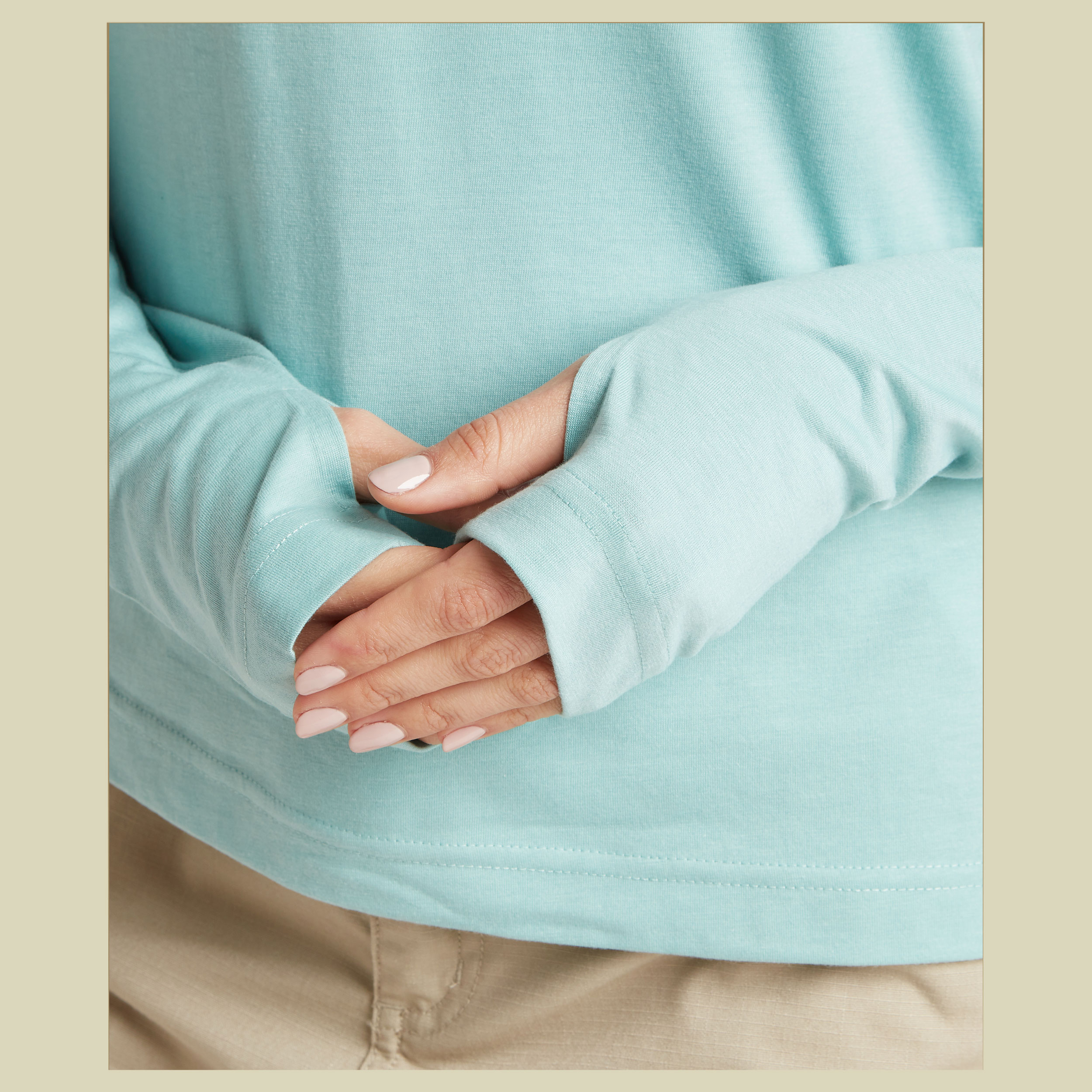 Bali LS Tee Women XS grün - Farbe mist