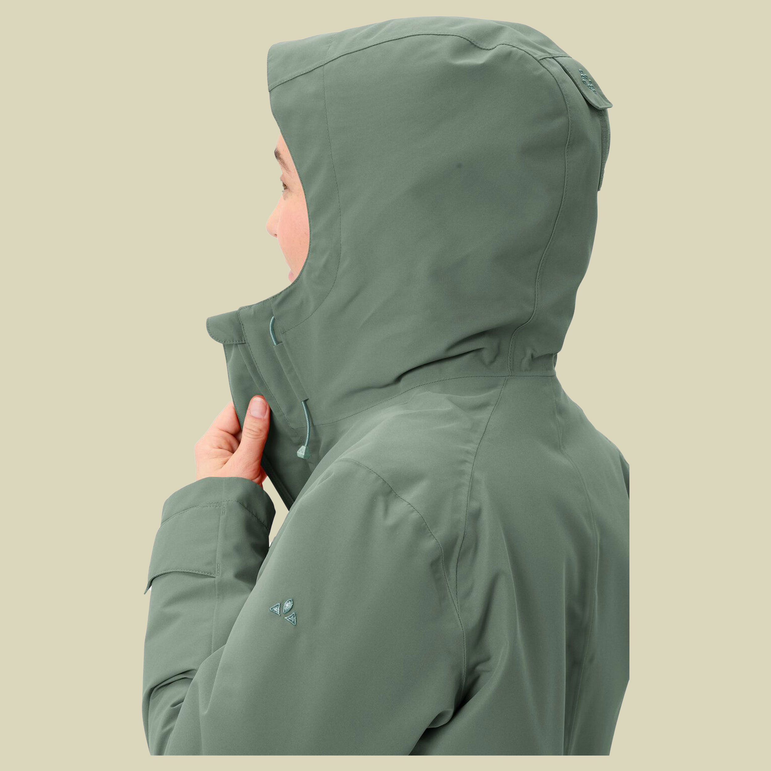 Skomer Winter Parka III Women 44 grün - agave
