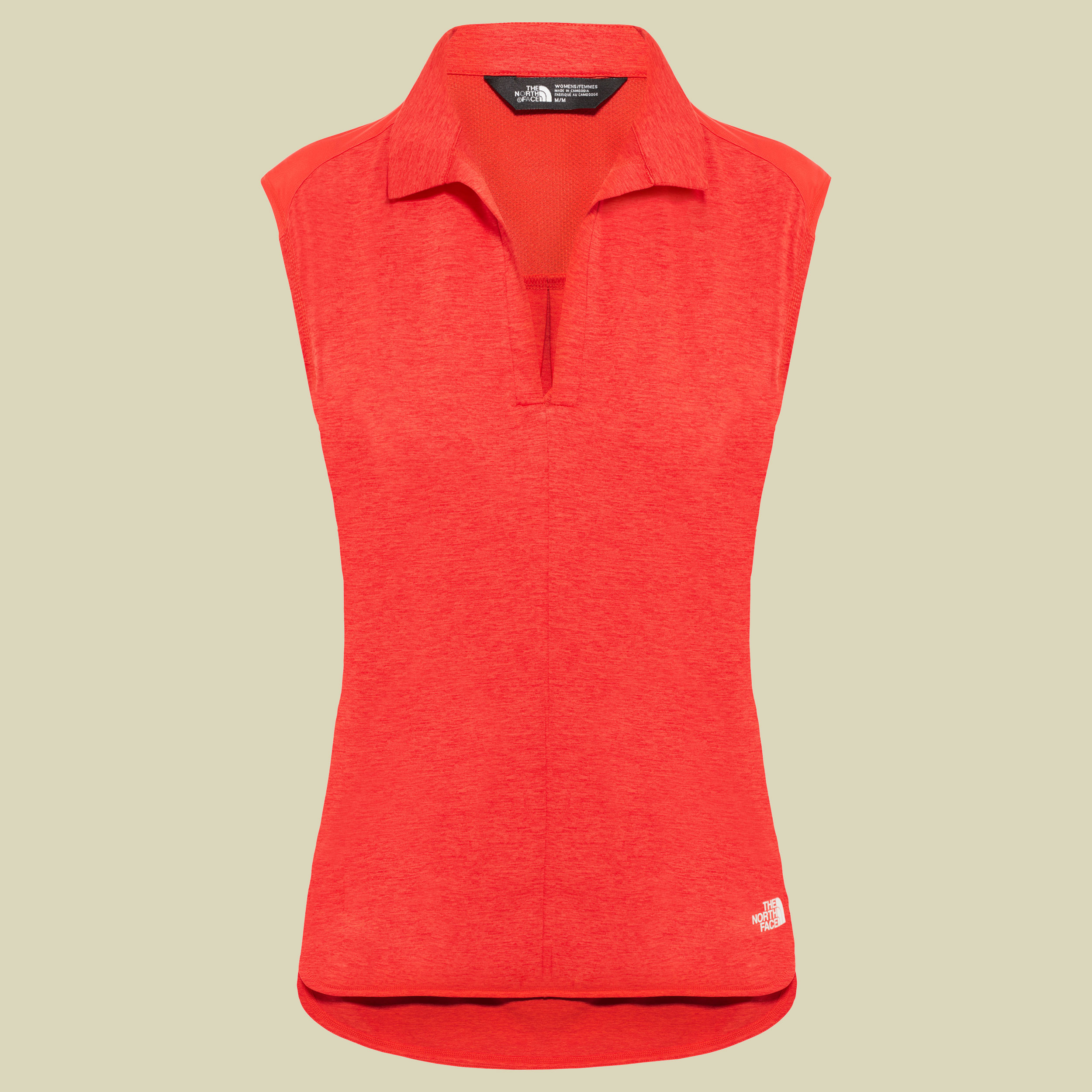 Inlux S/L Top Women Größe M Farbe juicy red dark heather