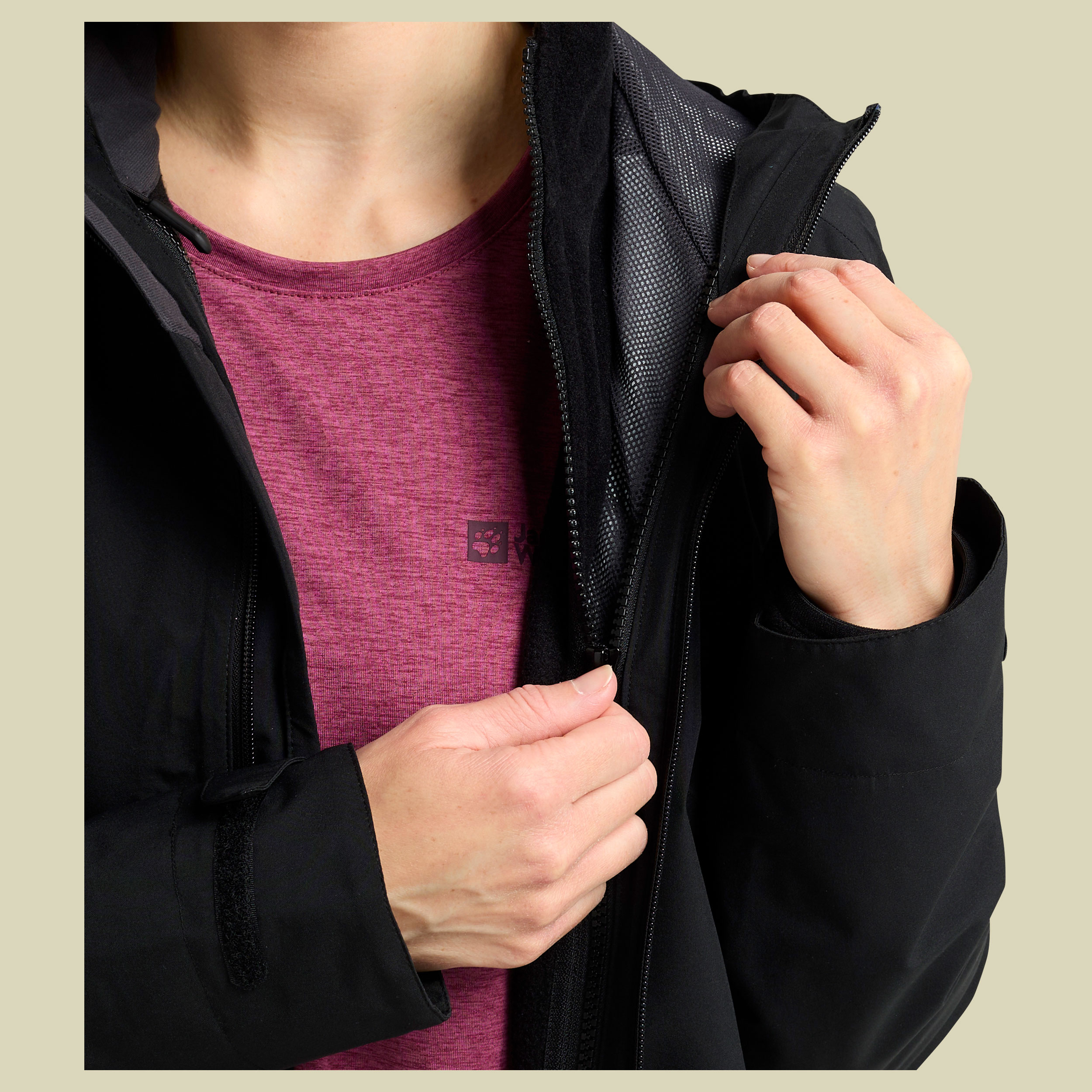 Moonrise 3in1 Jacket Women schwarz XXXL - black