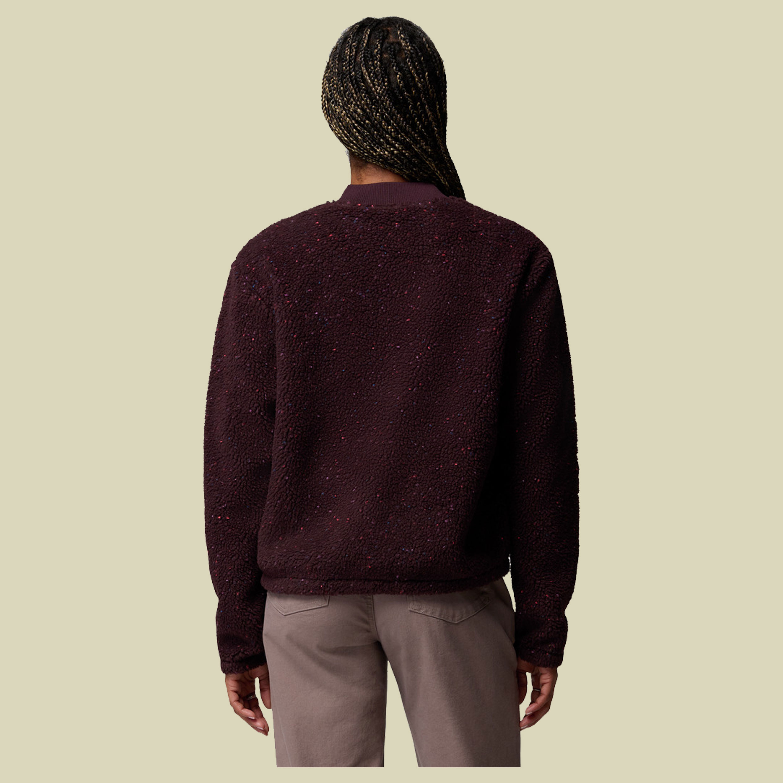 Stellar Path Fleece Bomber Full Zip Women S lila - moonvista