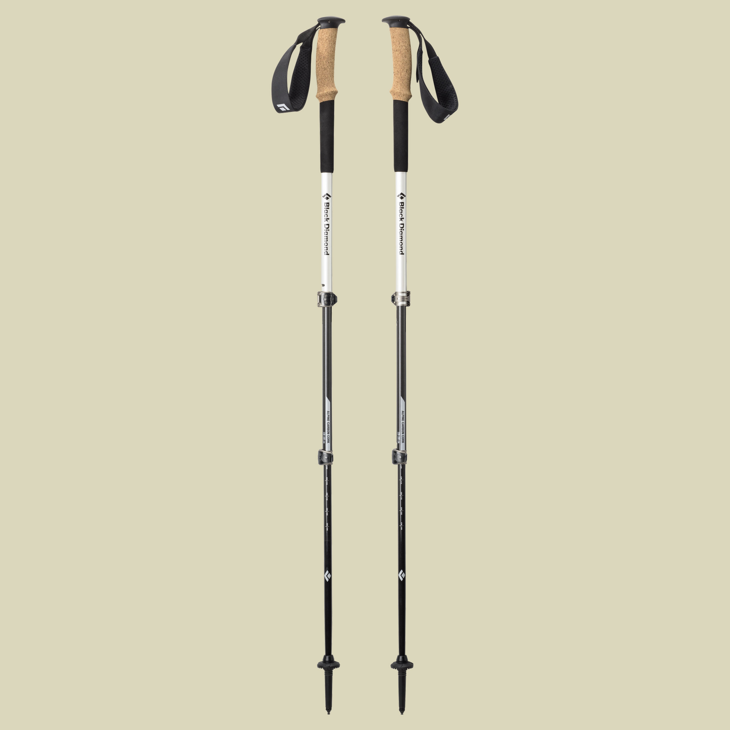 Alpine Carbon Cork Länge 63-130 cm Farbe pearl black