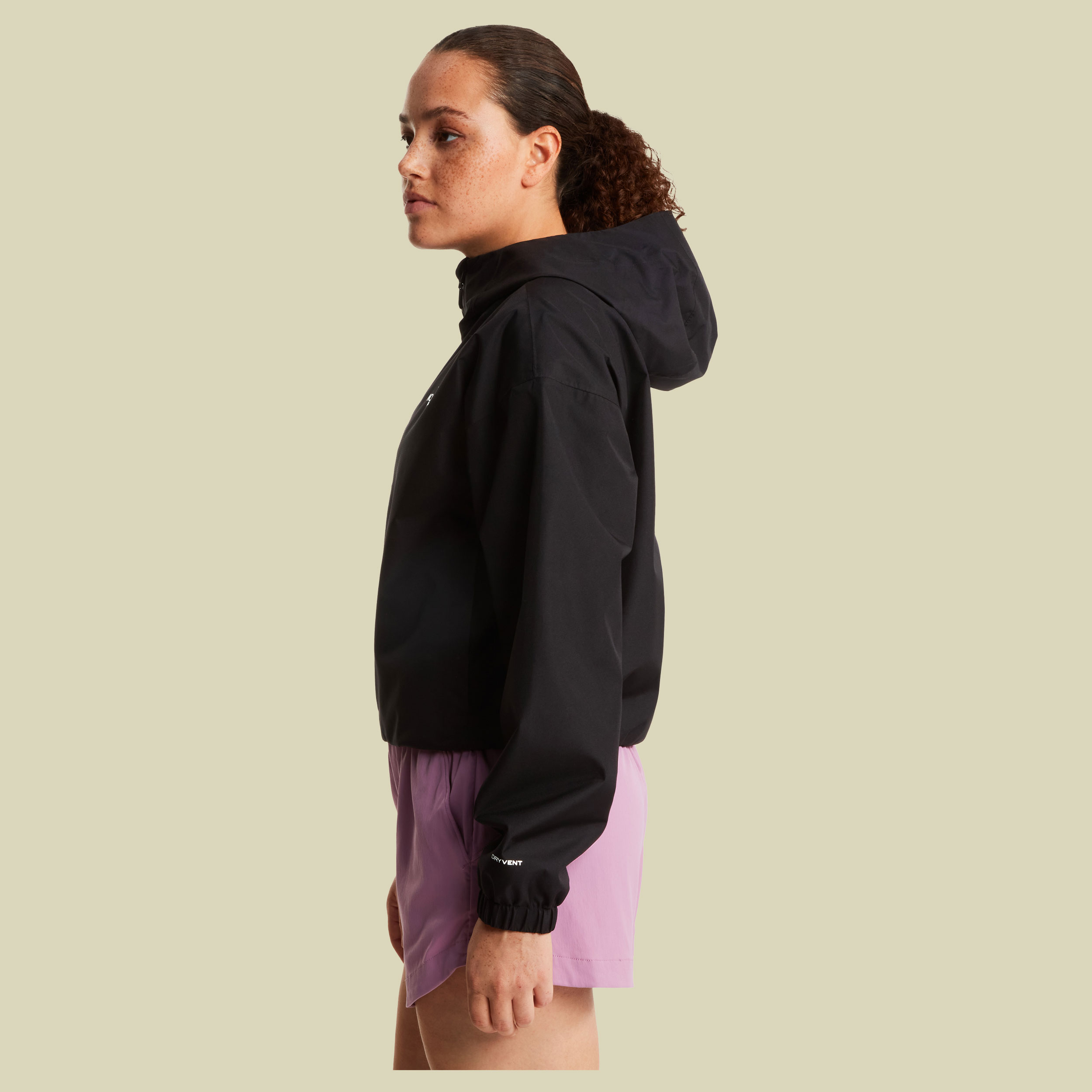 Quest Mono Cropped Jacket Women S schwarz - Farbe TNF black