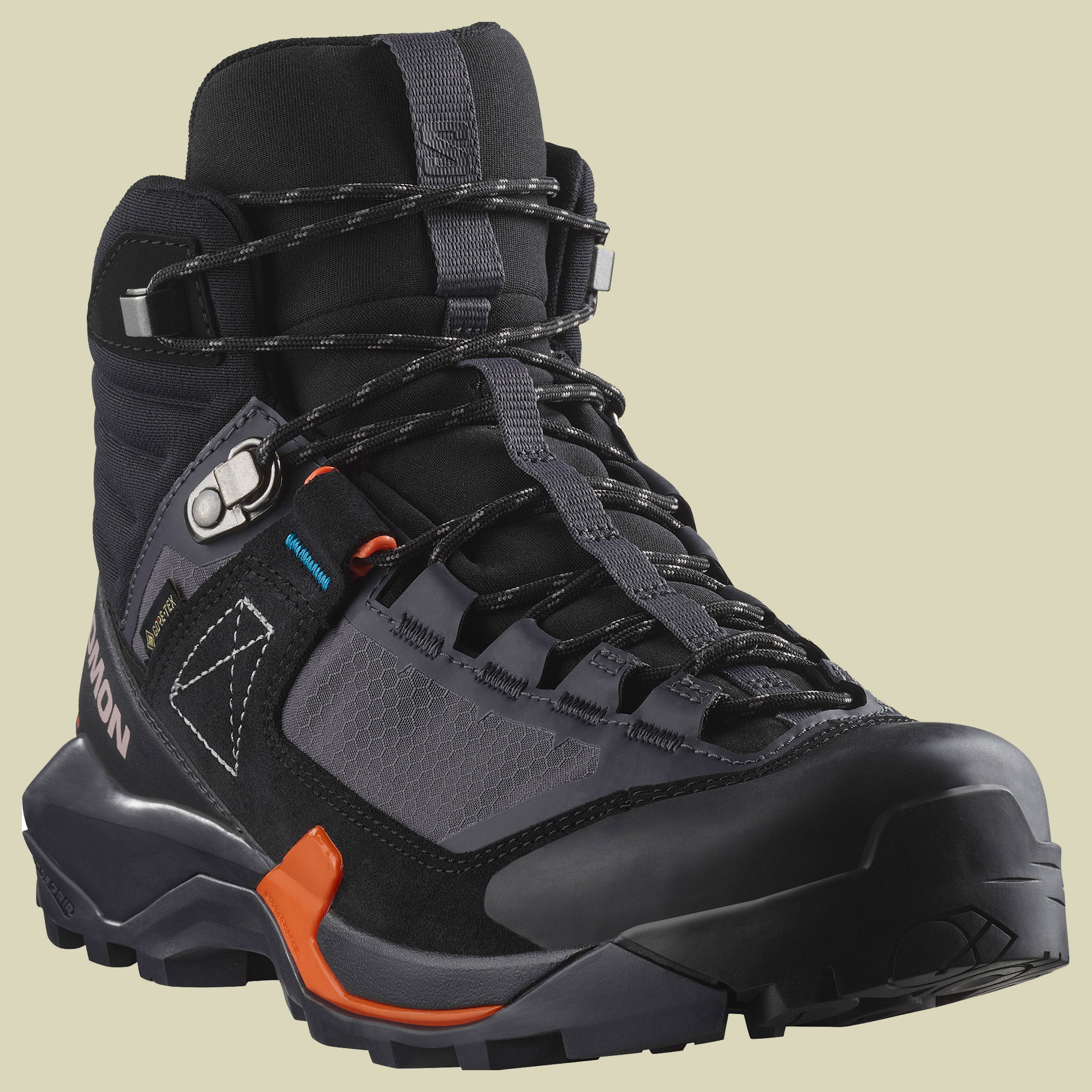 X Ultra Alpine Mid GTX Women UK 8 mehrfarbig - Farbe nine iron_black_red orange