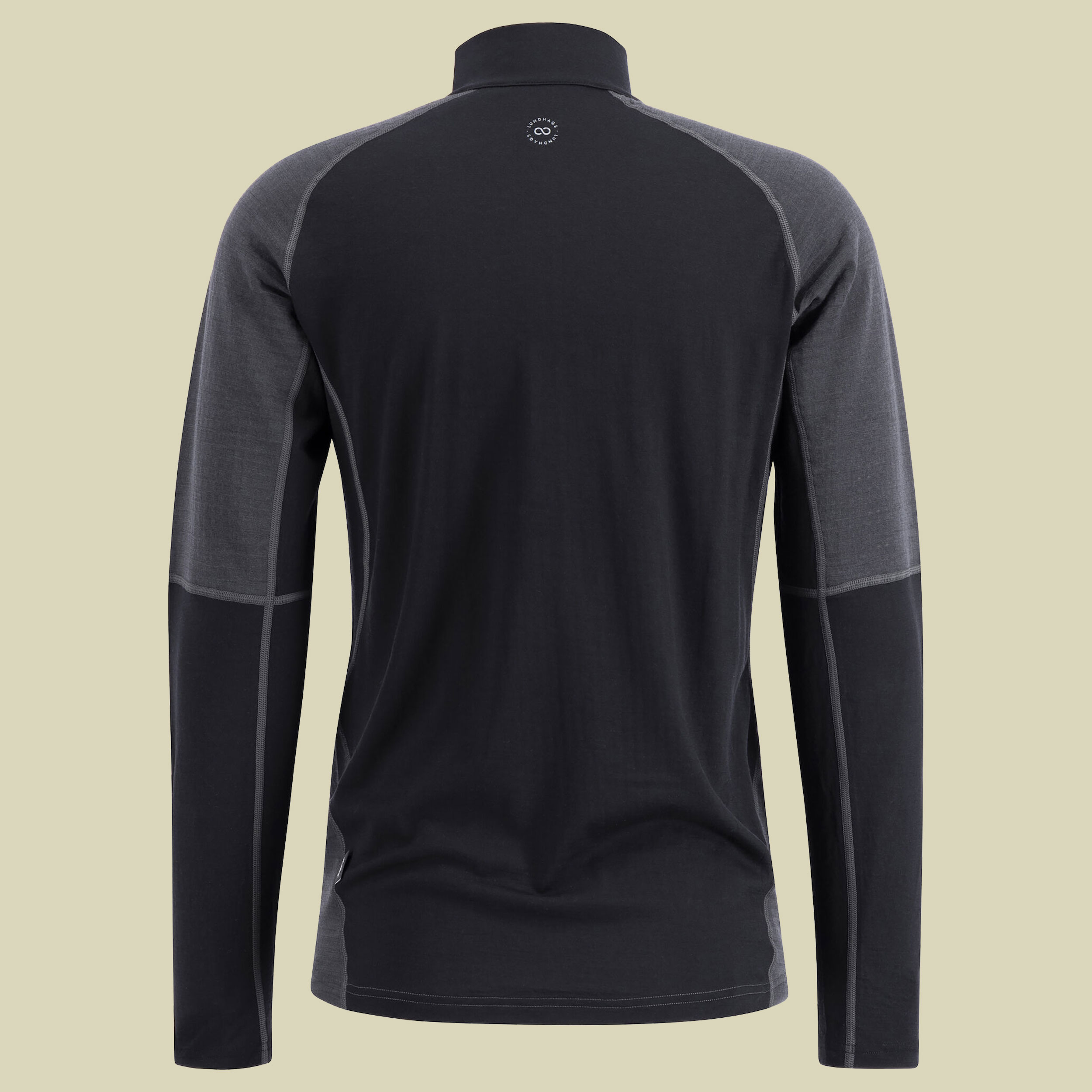 Prime Merino Half Zip Men Größe XXL Farbe charcoal/black