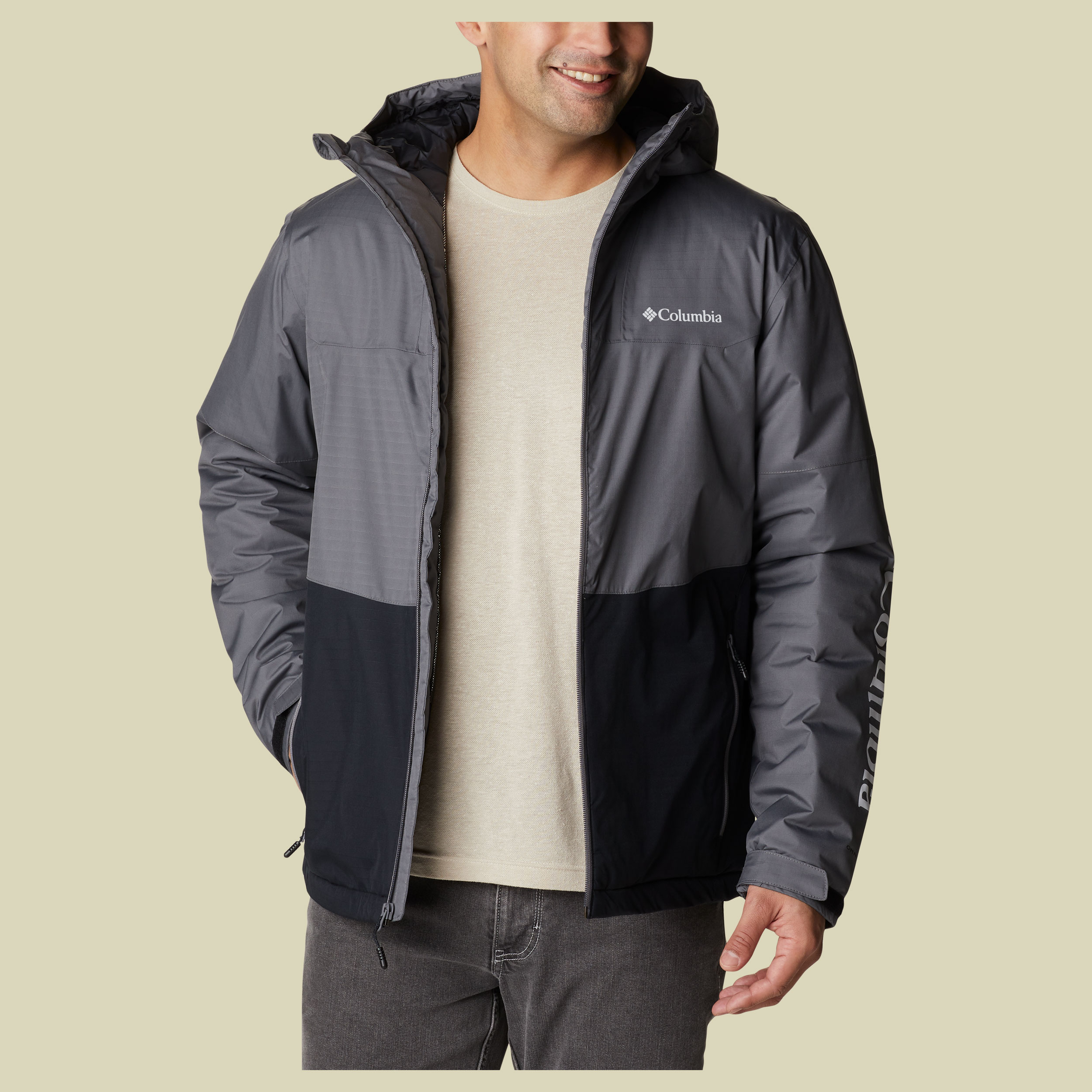 Point Park Insulated Jacket Men Größe XL Farbe city grey-black