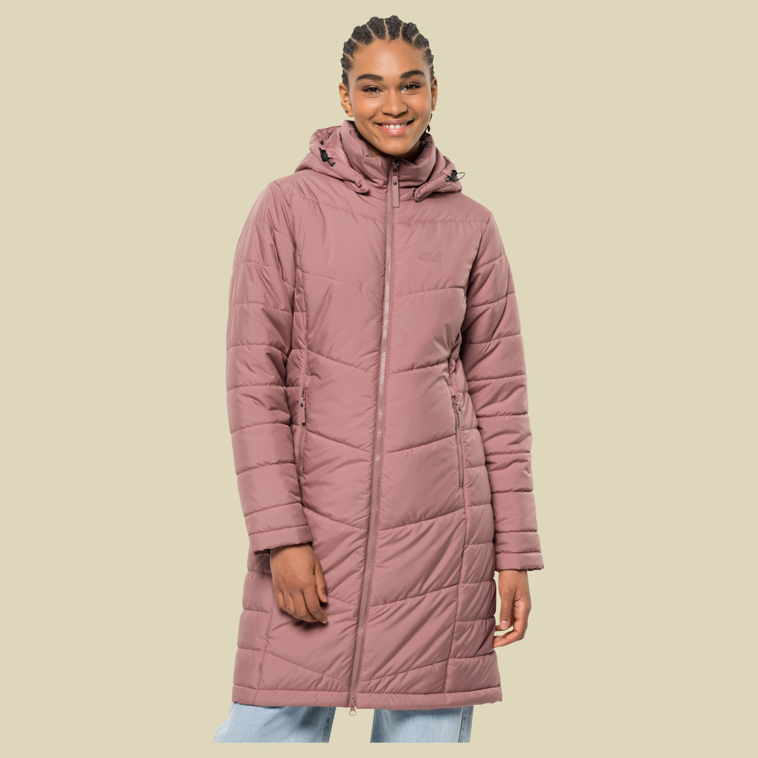North York Coat Women Größe XS Farbe afterglow