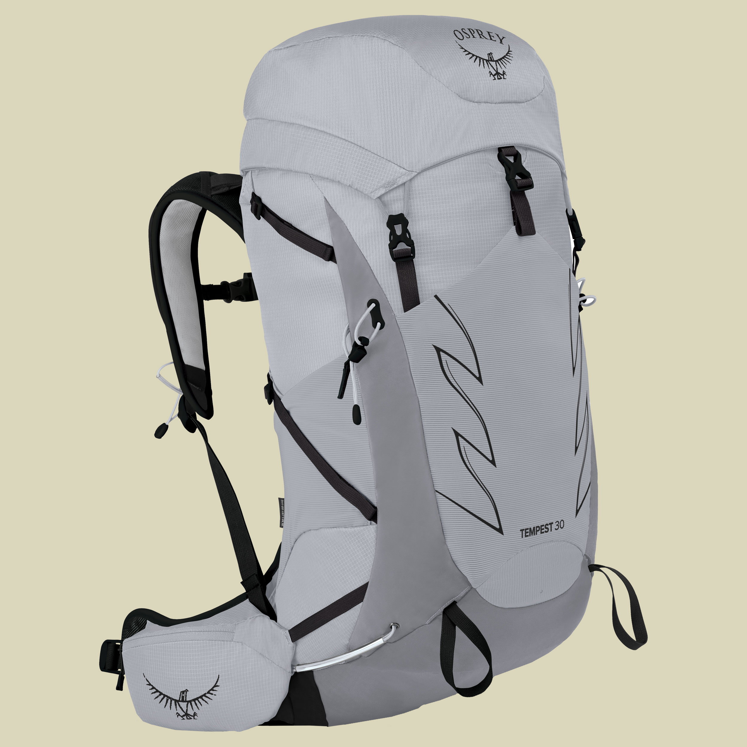 Tempest 30 Women Volumen 30 L, Rückenlänge WM/L Farbe aluminium grey