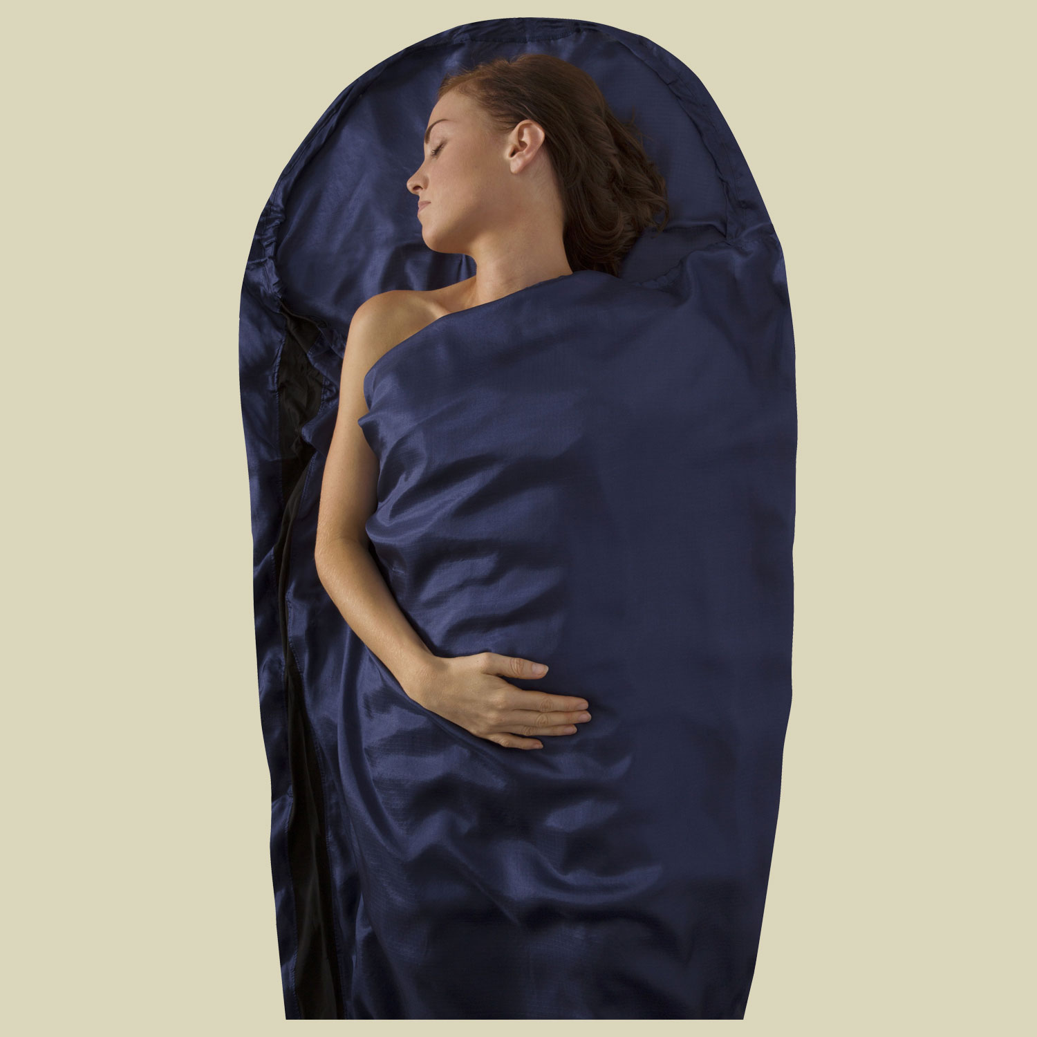 Silk Stretch Liner - Mummy with Hood