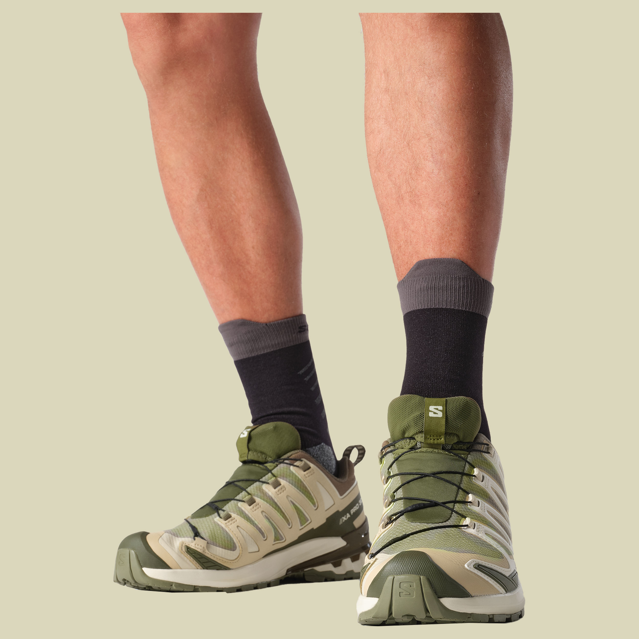 XA PRO 3D V9 GTX Men grün UK 9 - deep lichen green/safari/dark earth