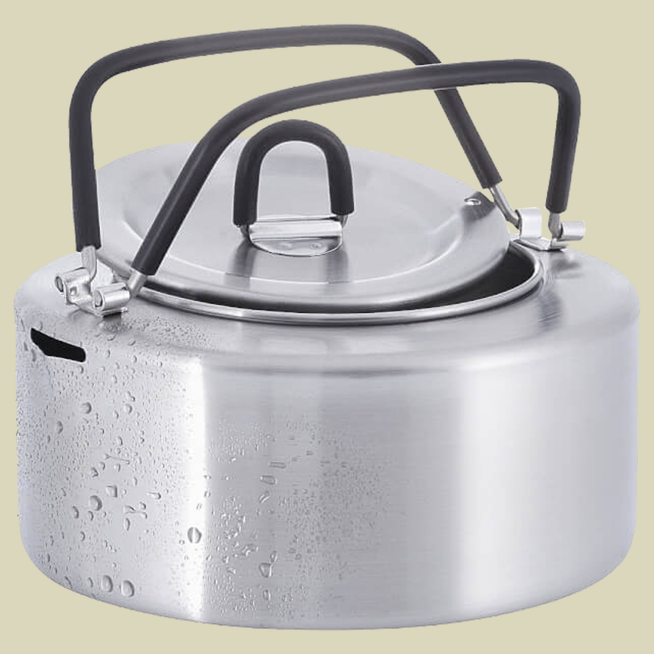 H2O Pot 1,0 Liter edelstahl - silber