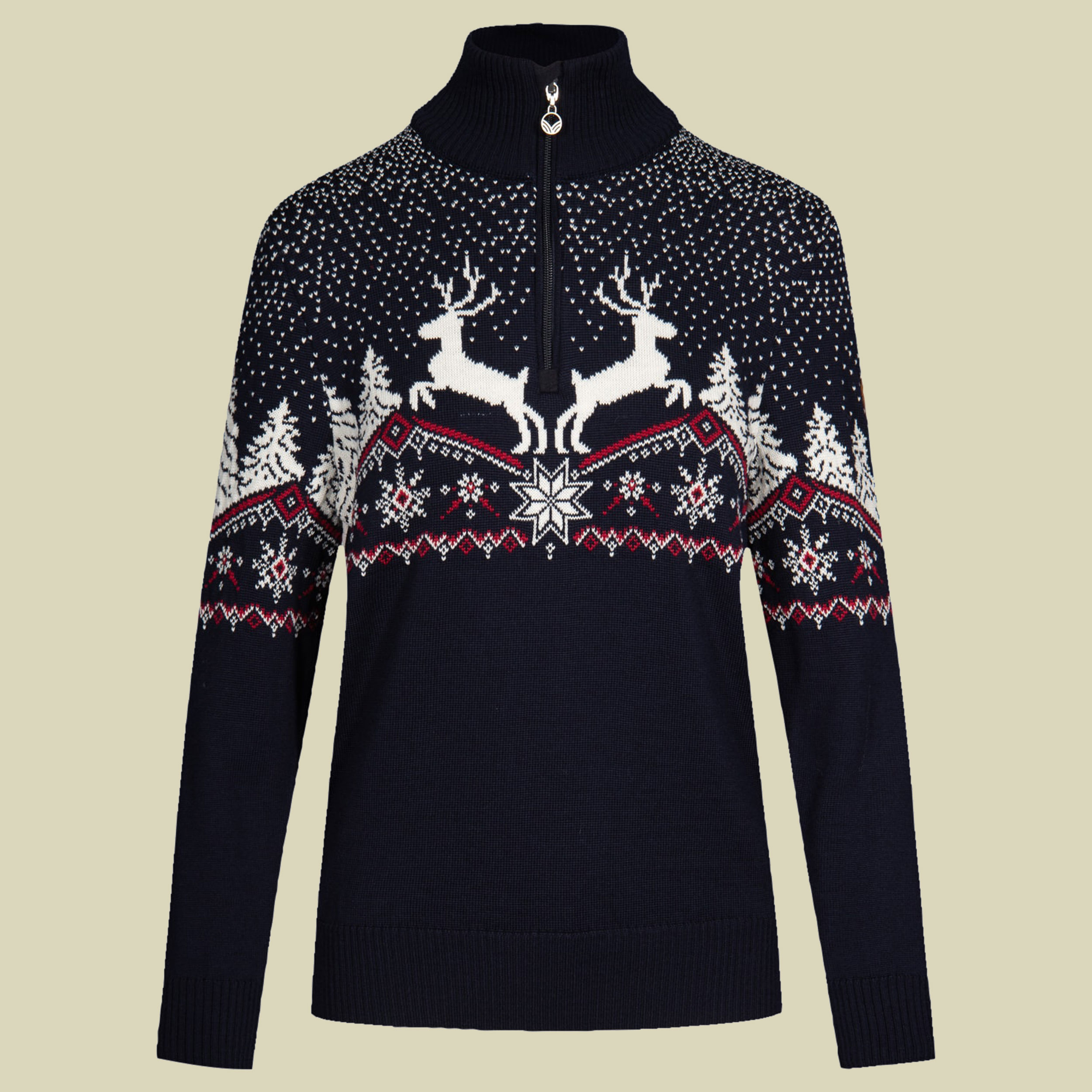 Dale Christmas Sweater Women Größe XL  Farbe navy offwhite redrose
