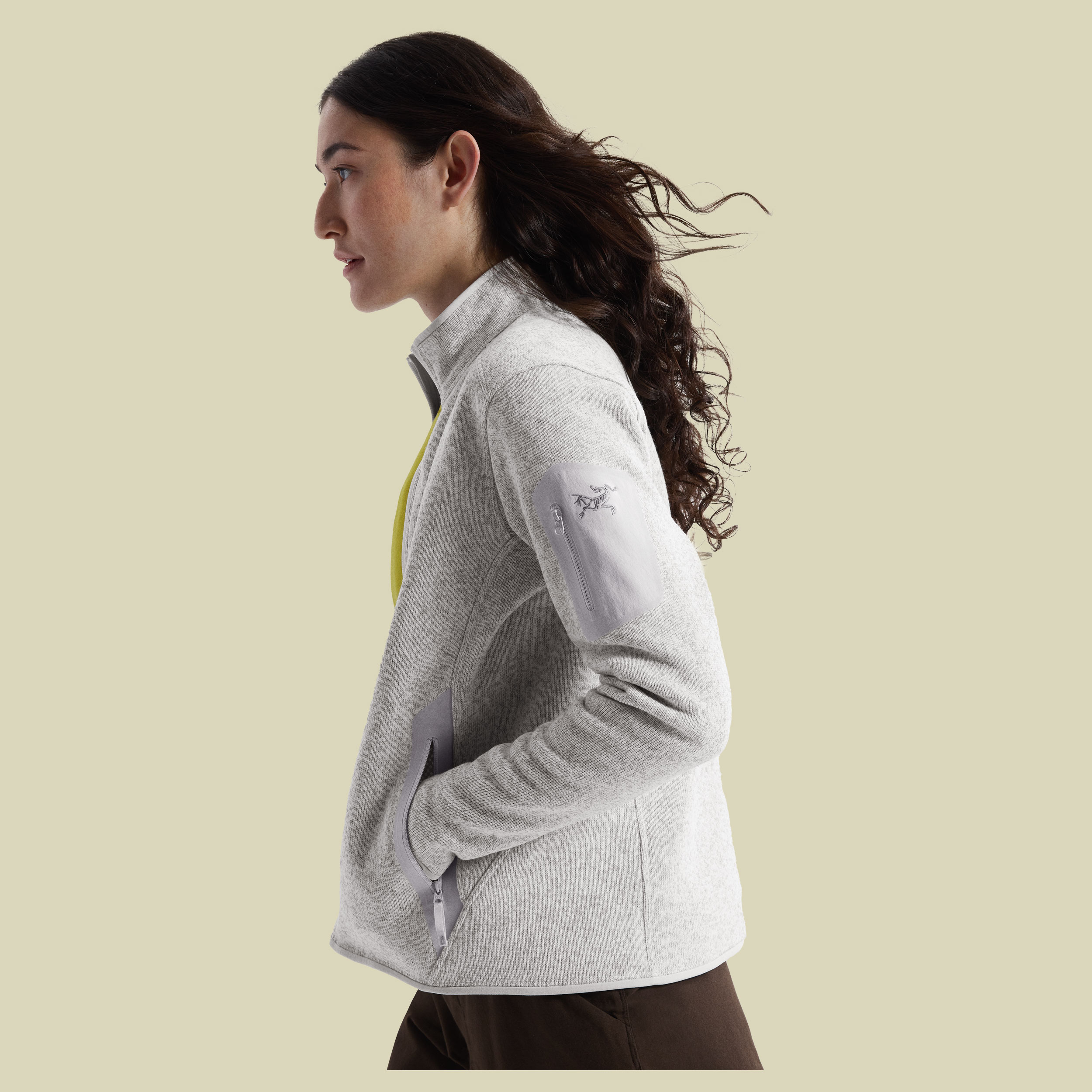 Covert Cardigan Women M grau - atmos heather