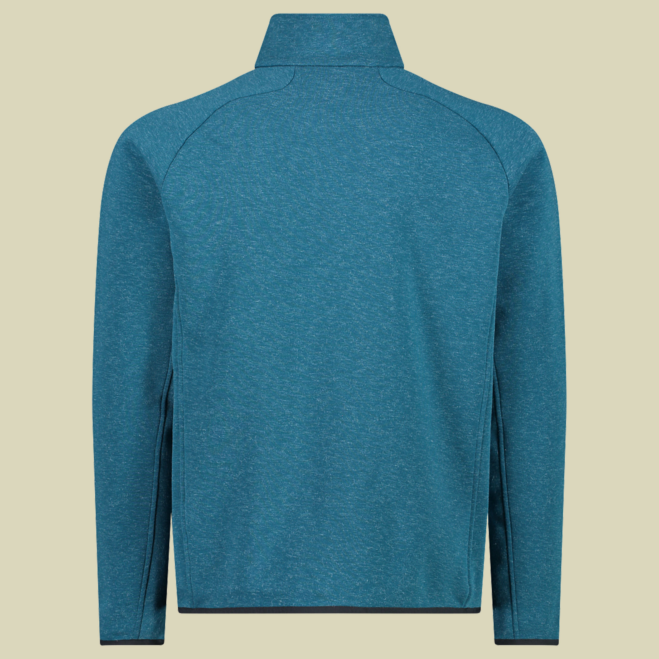 Man Jacket Melange Knitted Fleece 32H2227 Größe 48 Farbe M916 deep lake