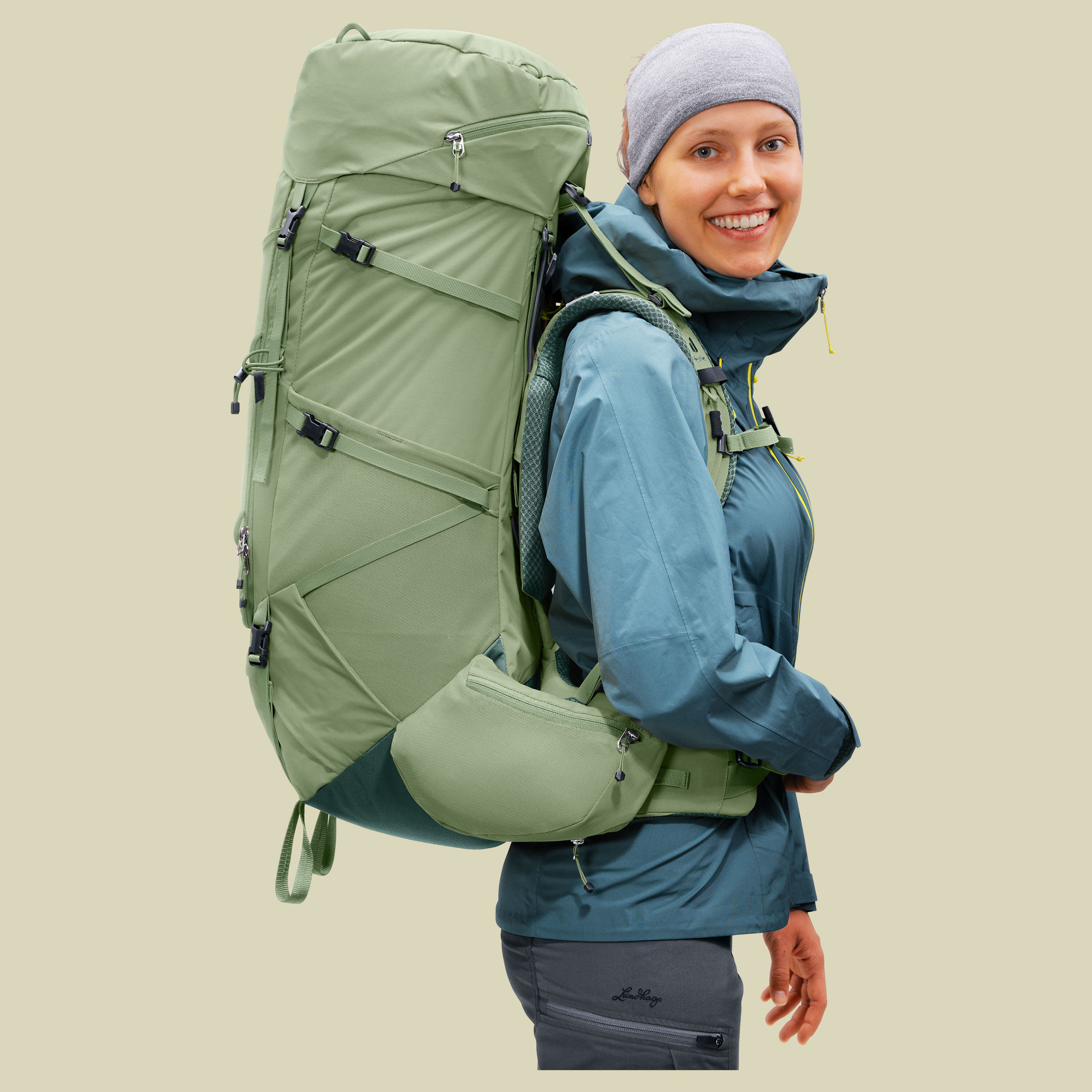 Aircontact Core 55+10 SL Women 55 + 10 grün - grove-ivy