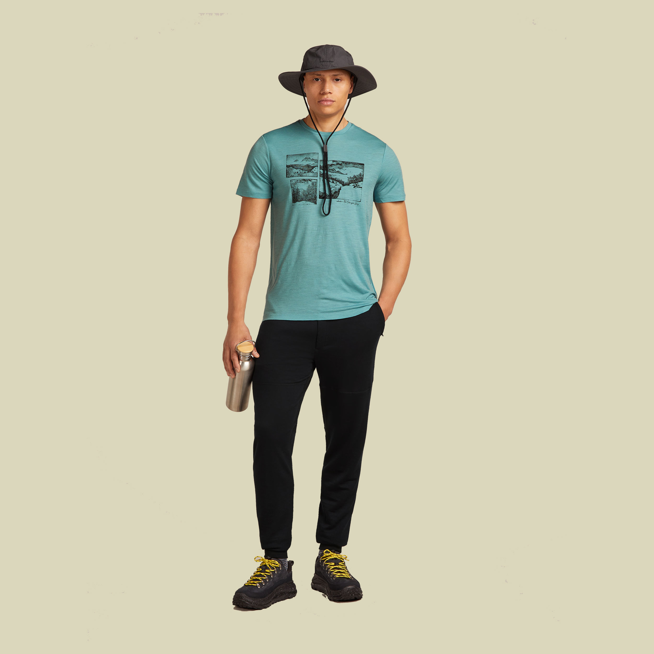 Merino 150 Tech Lite SS Tee Journey Men XXL blau - hydro