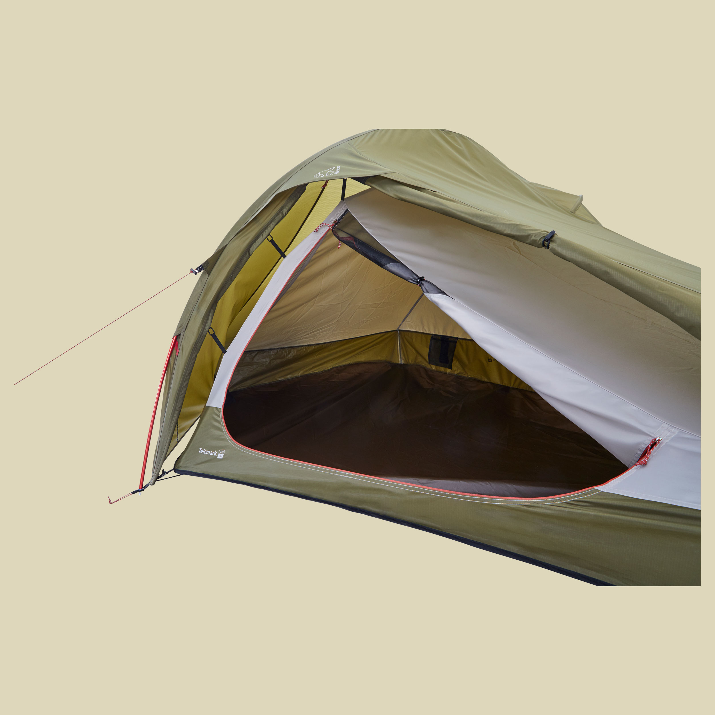 TELEMARK 2.2 PU Tent 2-Personen Zelt Farbe dark olive