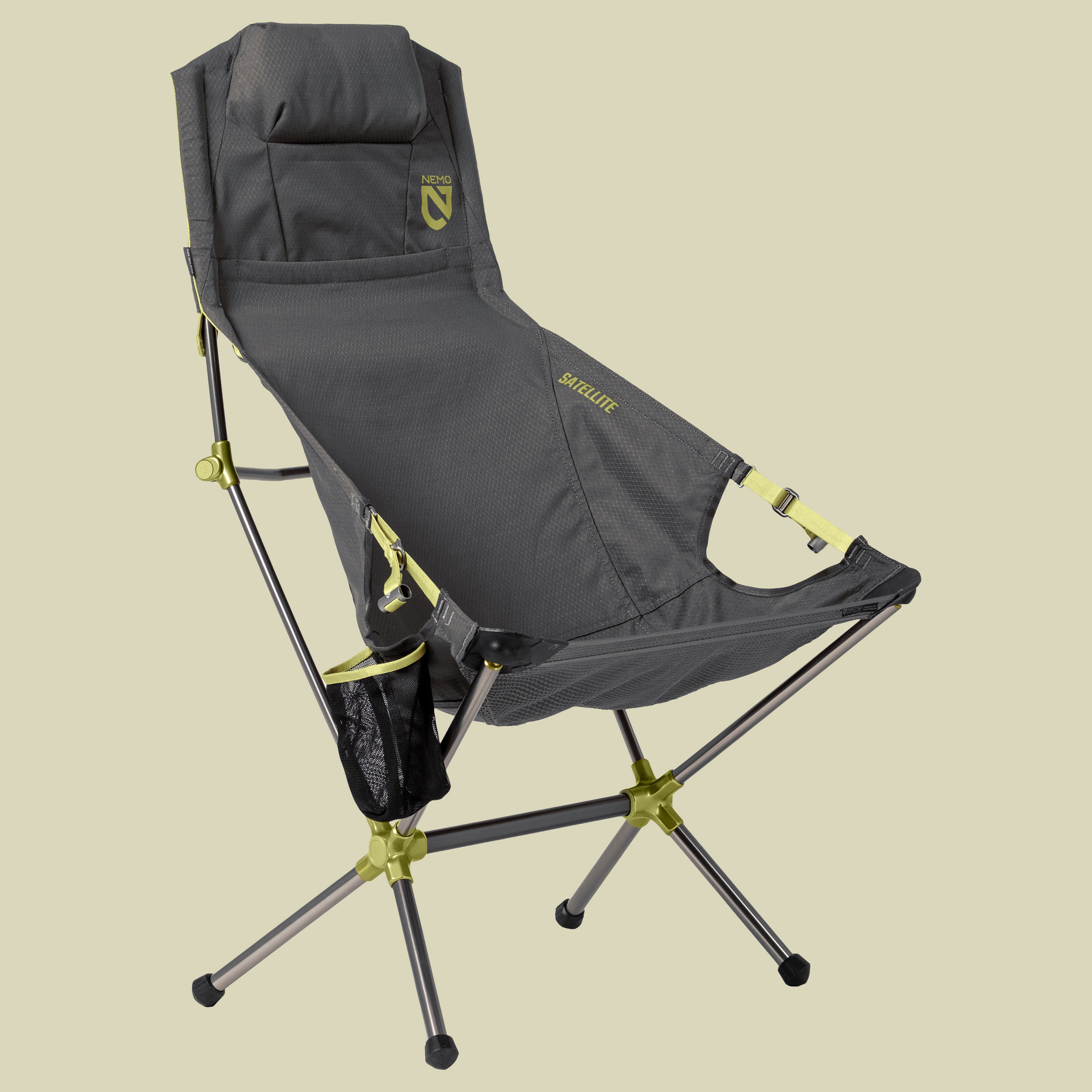 Satellite Reclining Camp Chair - goodnight gray