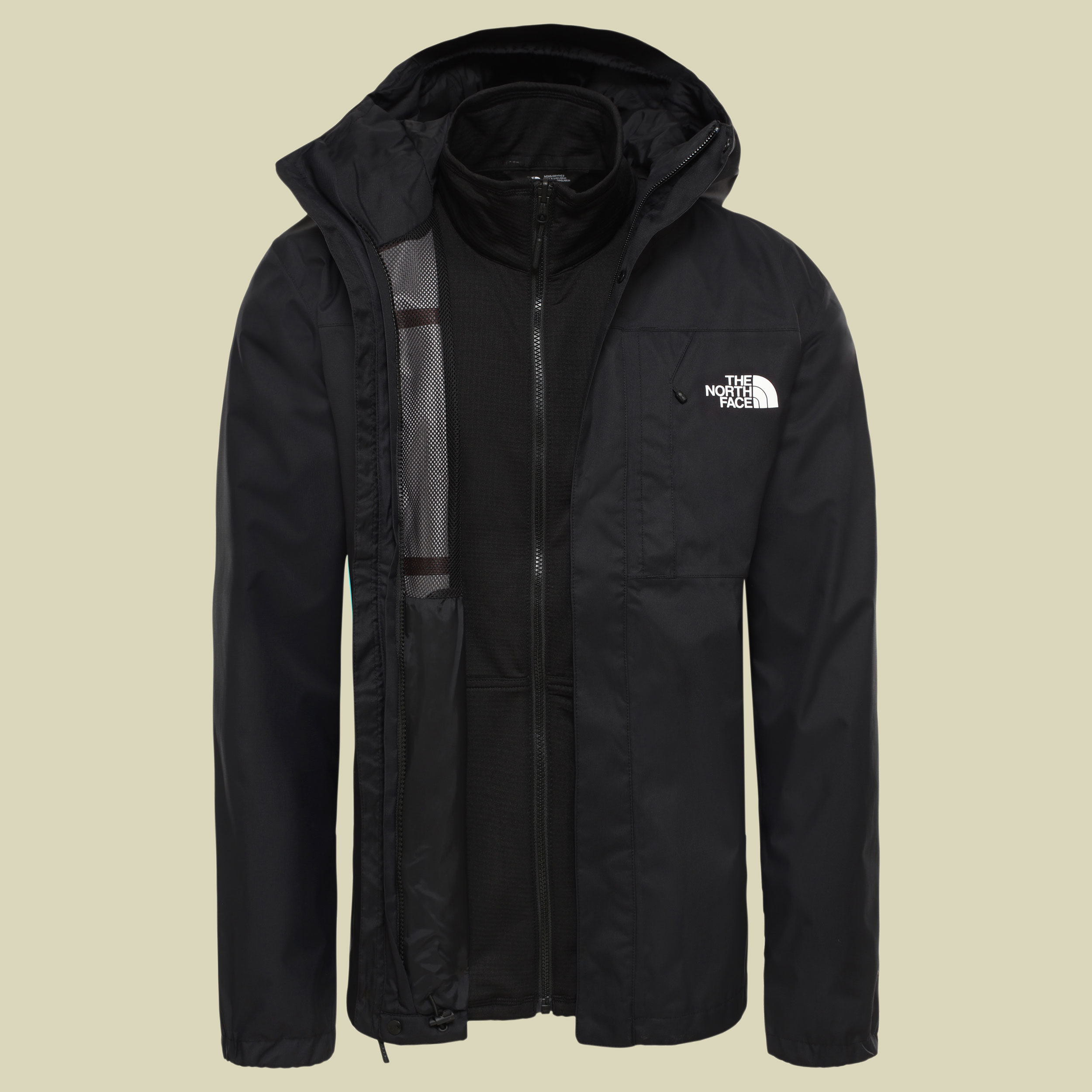 Quest Triclimate Jacket Men Größe L  Farbe TNF black