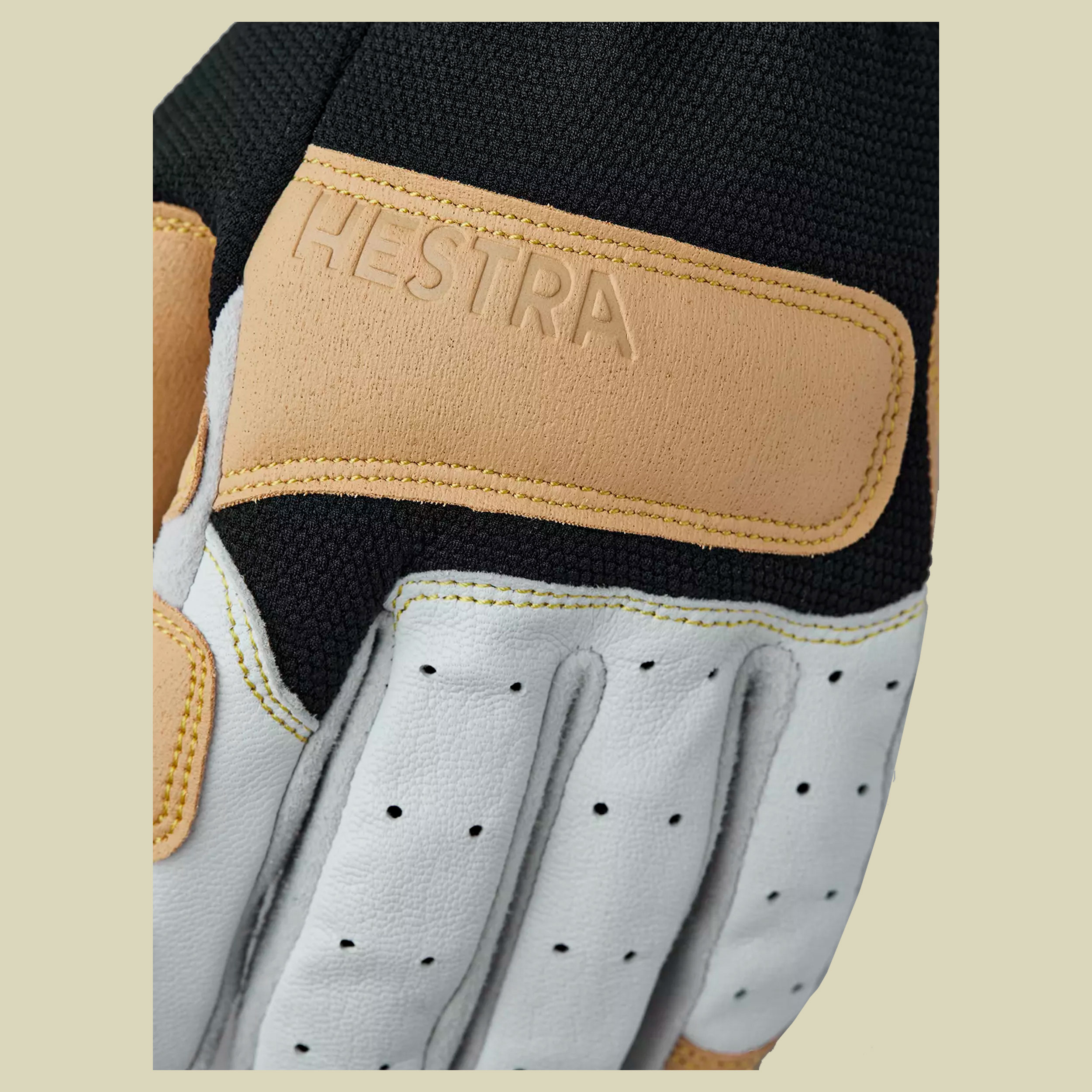 Climbers Long - 5 finger Größe 11 Farbe offwhite-black